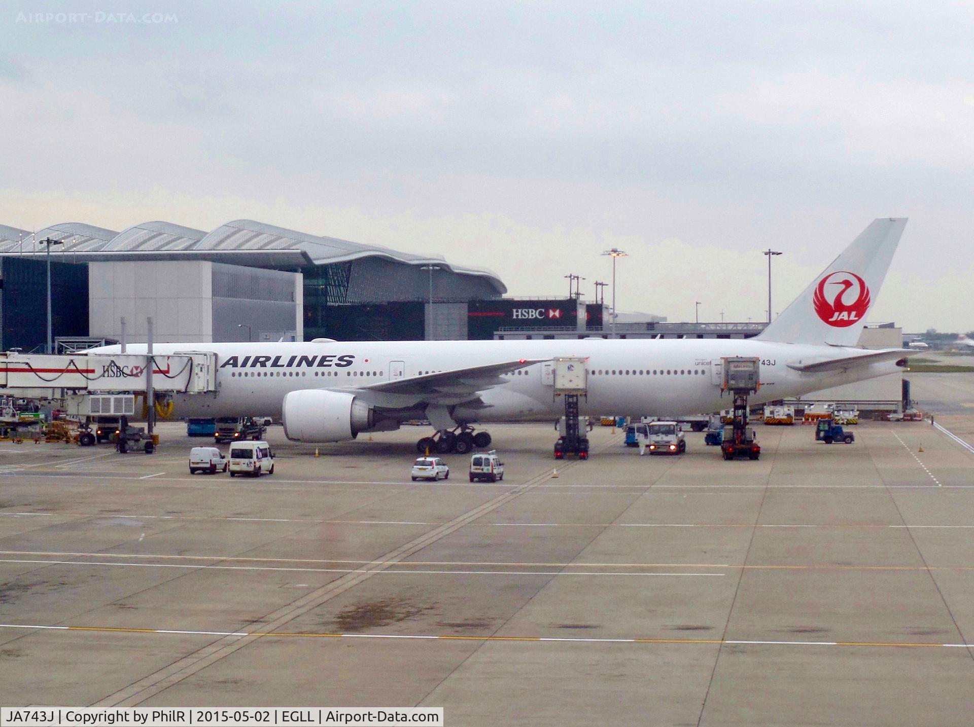JA743J, 2009 Boeing 777-346/ER C/N 36130, JA743J 2009 B777-300 JAL LHR