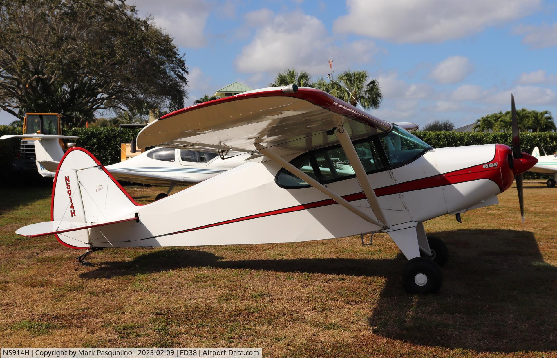 N5914H, 1949 Piper PA-16 Clipper C/N 16-538, Piper PA-16