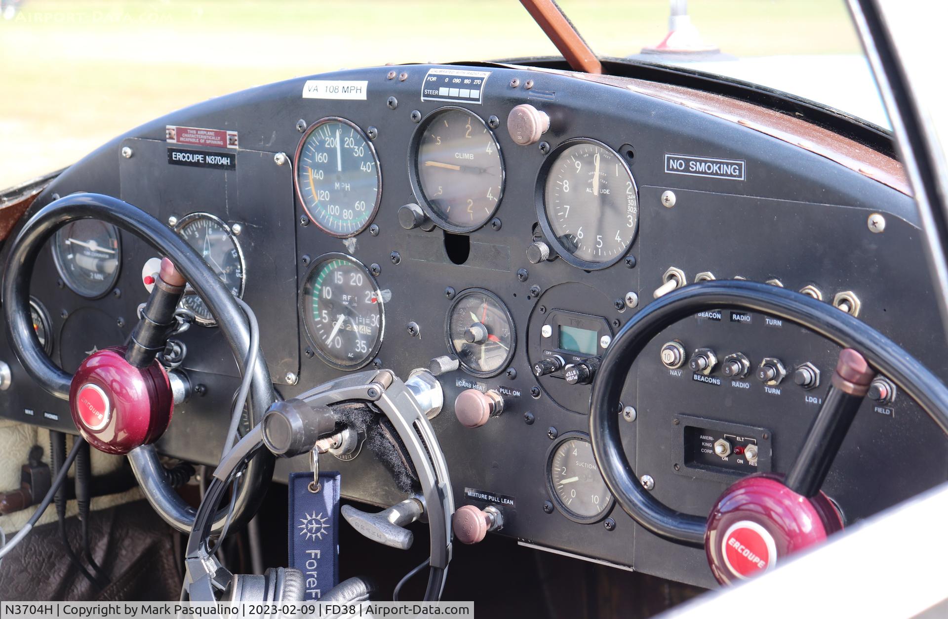 N3704H, 1946 Erco 415C Ercoupe C/N 4329, Ercoupe 415C