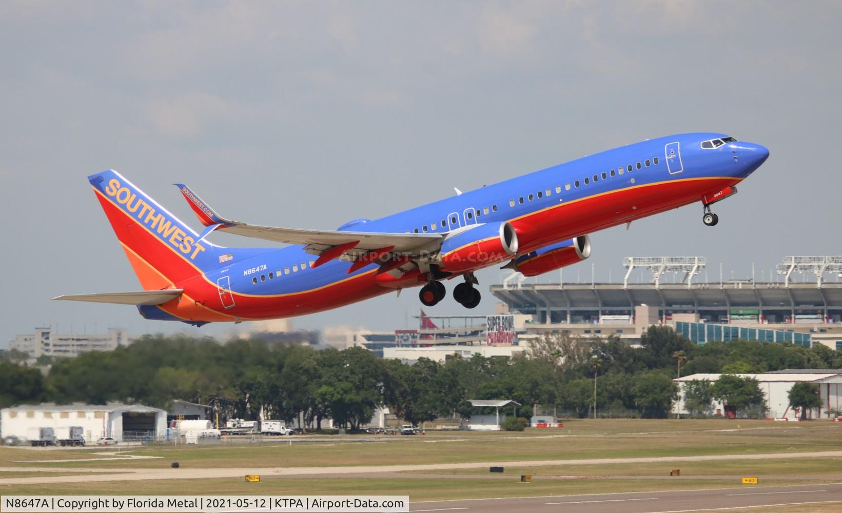 N8647A, 2014 Boeing 737-8H4 C/N 42528, TPA 2021