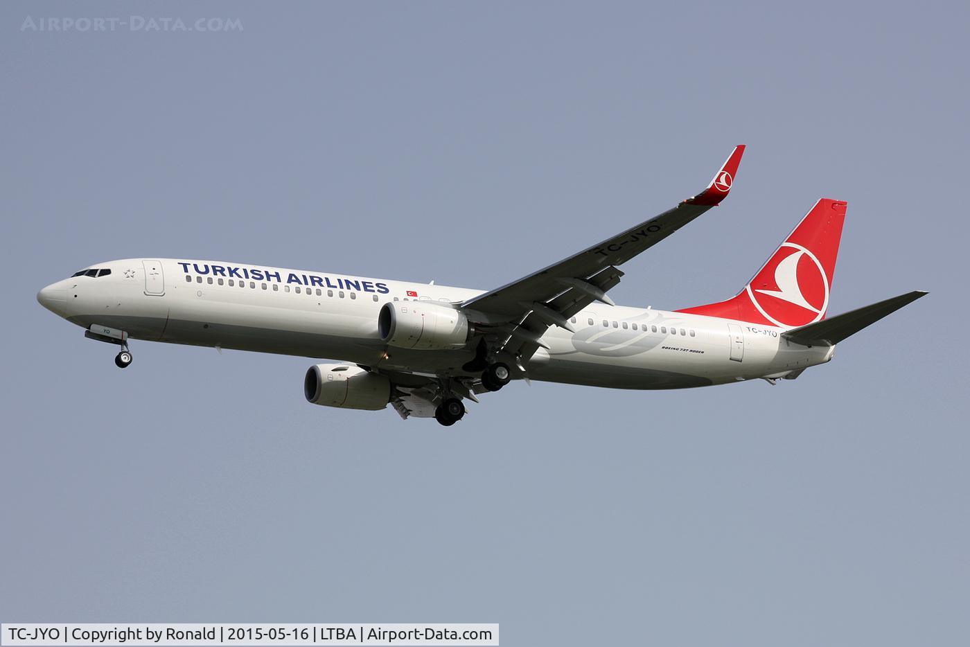 TC-JYO, 2015 Boeing 737-9F2/ER C/N 42013, at ist