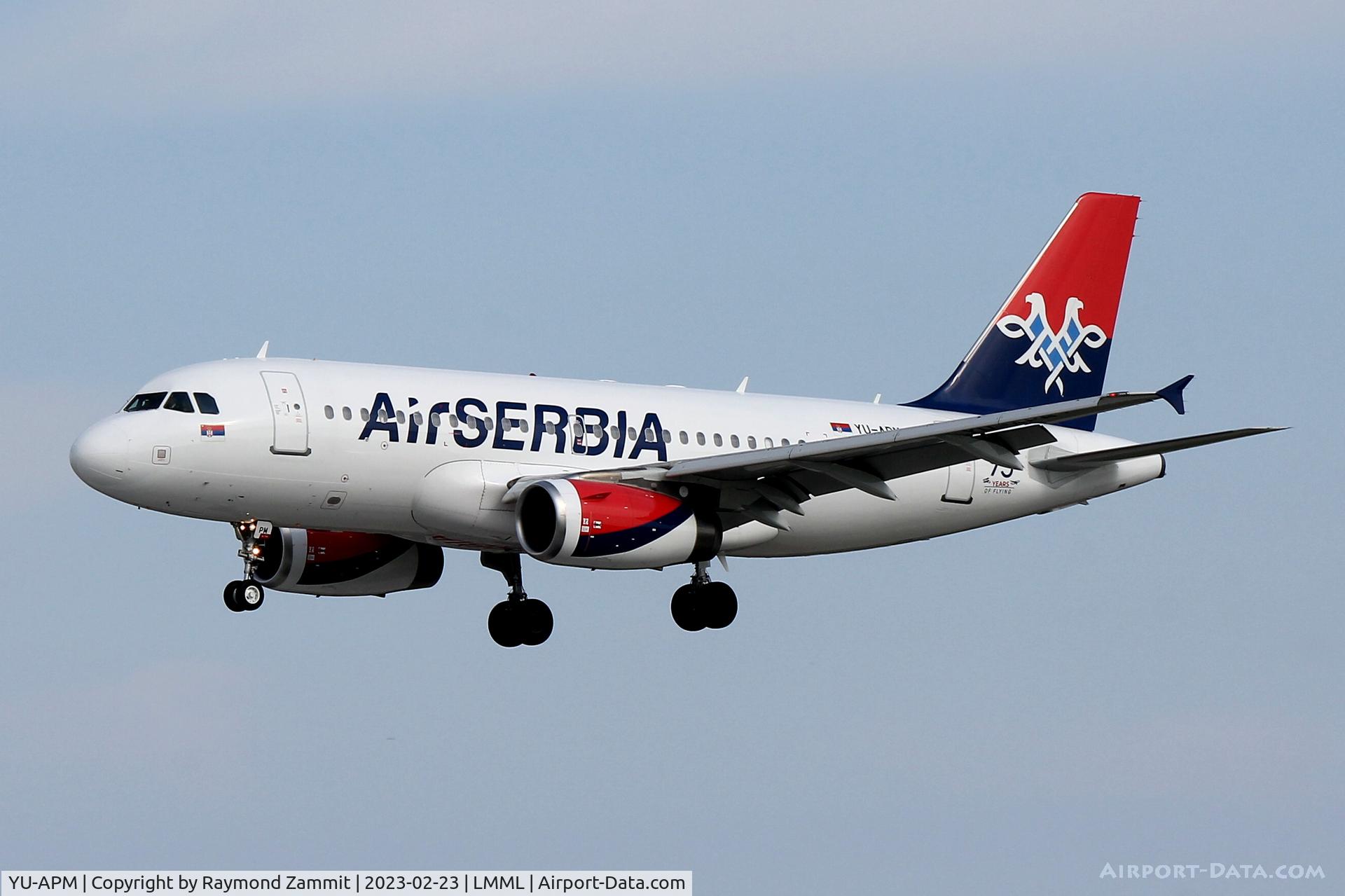 YU-APM, 2010 Airbus A319-132 C/N 4301, A319 YU-APM Air Serbia