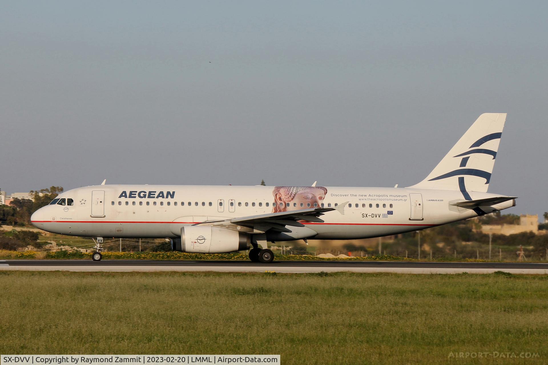 SX-DVV, 2009 Airbus A320-232 C/N 3773, A320 SX-DVV Aegean Airlines