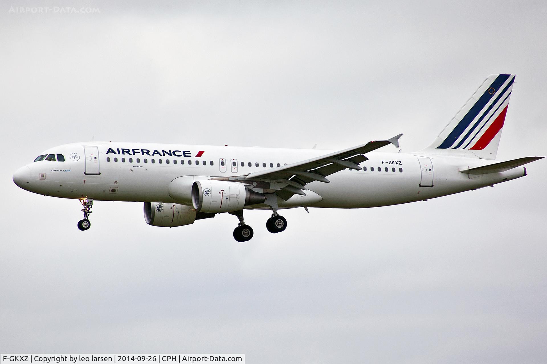 F-GKXZ, 2009 Airbus A320-214 C/N 4084, Copenhagen 26.9.2014