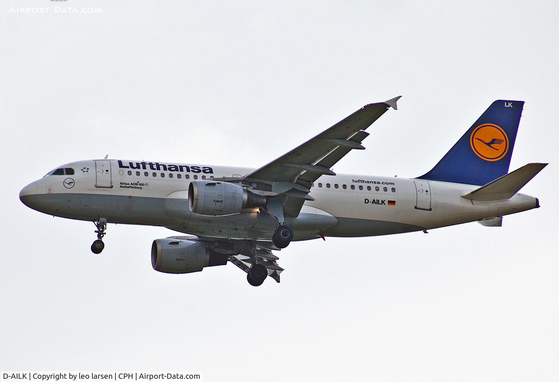 D-AILK, 1997 Airbus A319-114 C/N 679, Copenhagen 6.10.2014