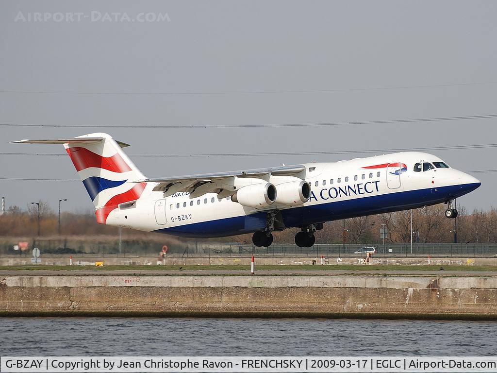 G-BZAY, 2000 British Aerospace Avro 146-RJ100 C/N E3368, BA CityFlyer