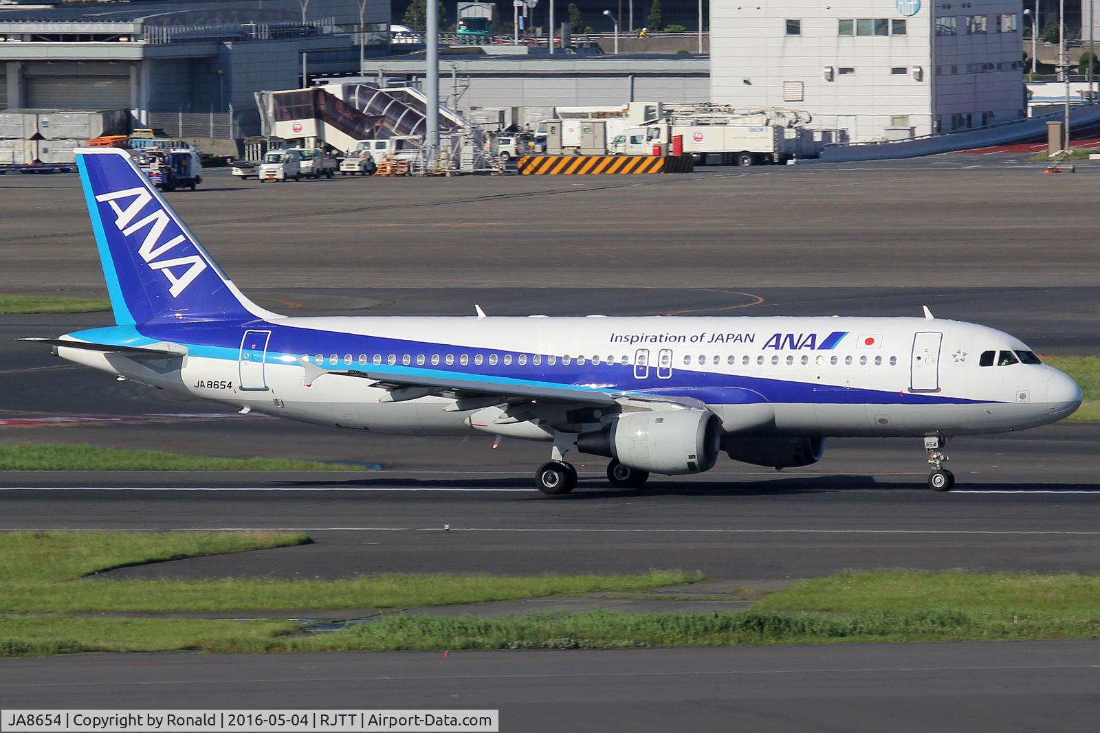 JA8654, Airbus A320-211 C/N 0507, at hnd