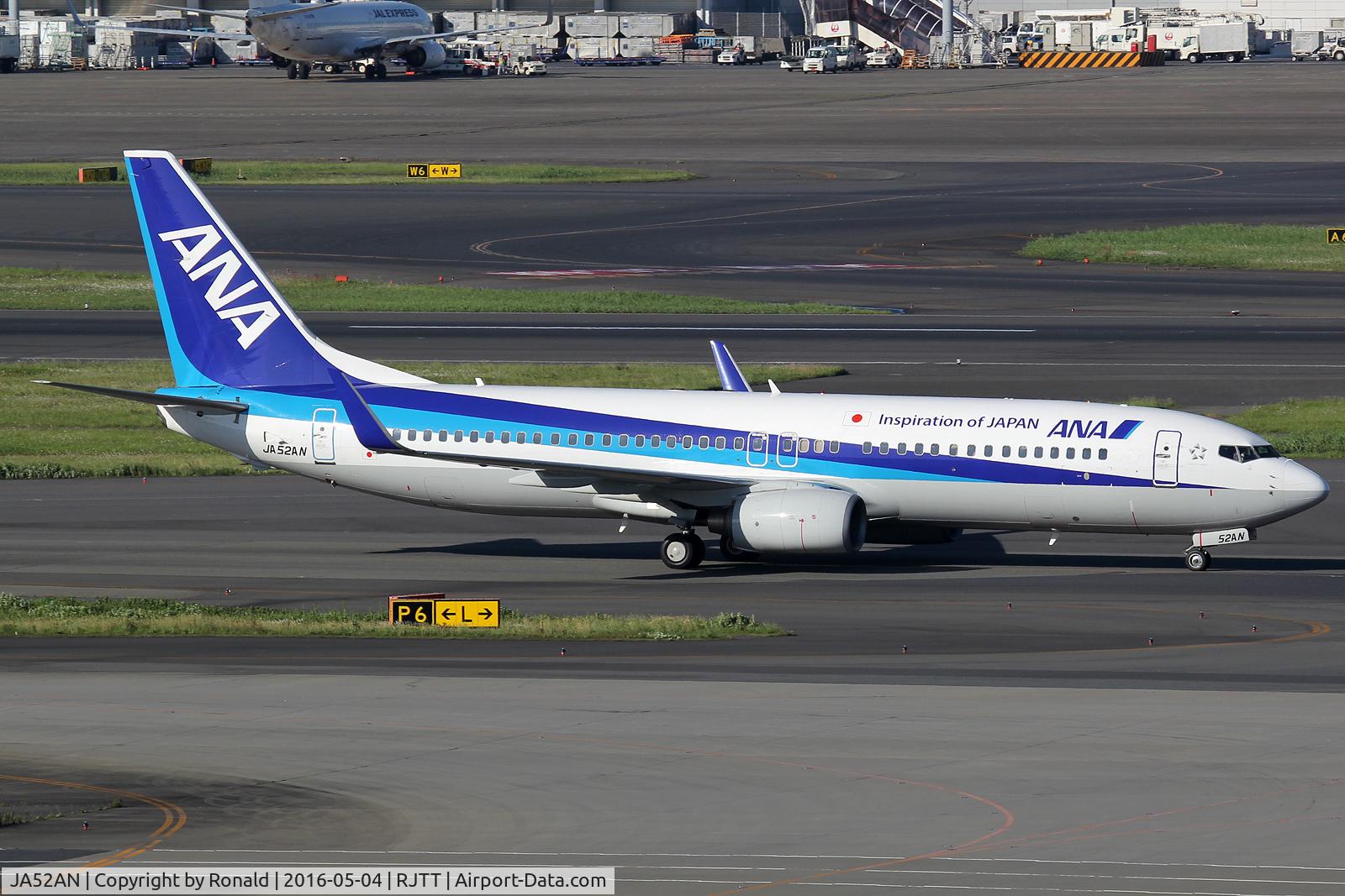 JA52AN, 2008 Boeing 737-881 C/N 33887, at rjtt