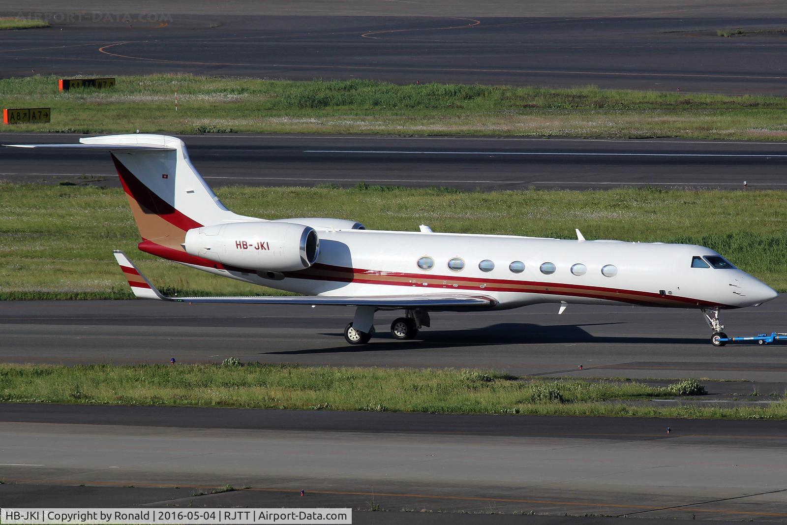 HB-JKI, Gulfstream Aerospace GV-SP (G550) C/N 5355, at hnd