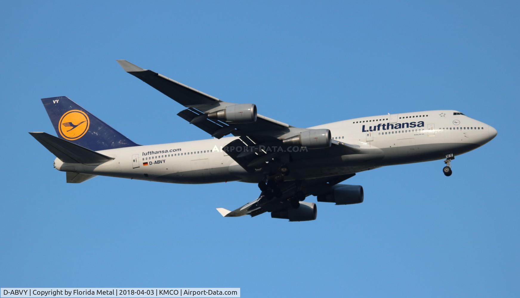 D-ABVY, 2000 Boeing 747-430 C/N 29869, Lufthansa 747-400 zx