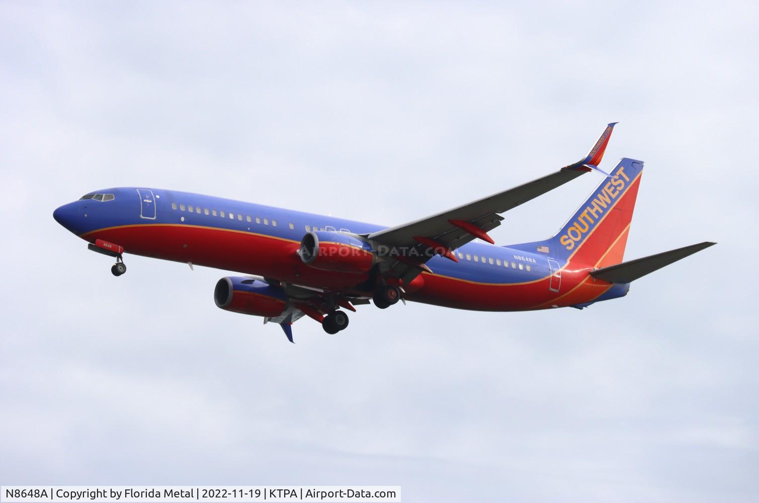 N8648A, 2014 Boeing 737-8H4 C/N 42531, TPA 2022