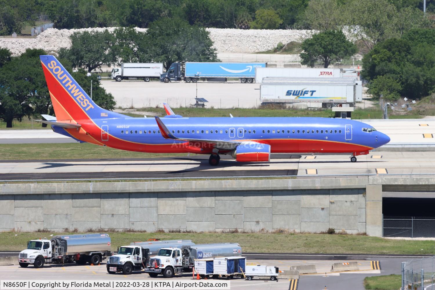 N8650F, 2014 Boeing 737-8H4 C/N 36909, TPA 2022