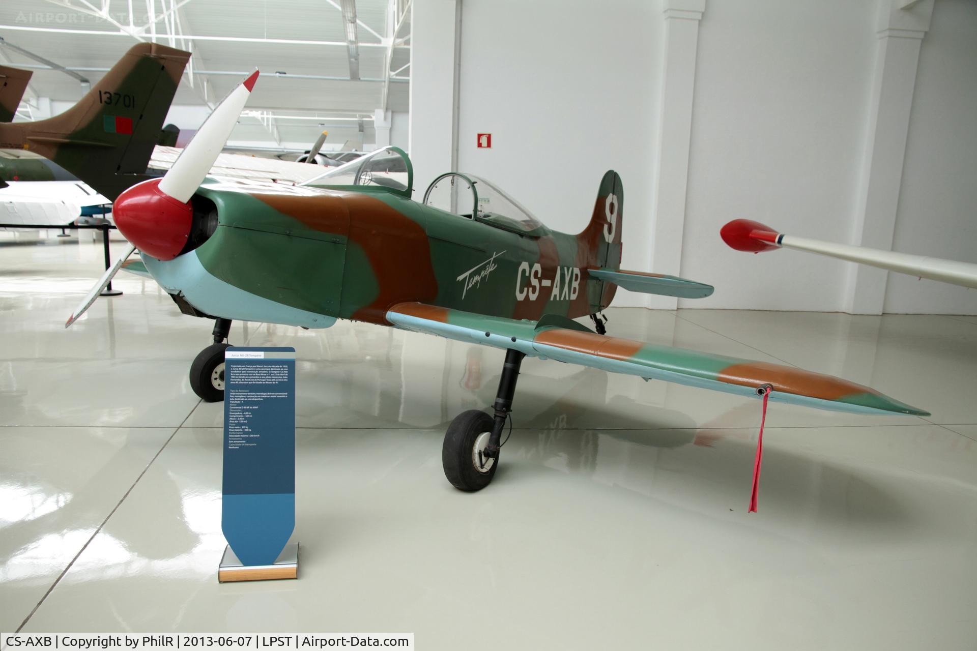CS-AXB, Jurca MJ-2B Tempete C/N 9, CS-AXB Jurca MJ-2B Tempete Museu do Ar Sintra