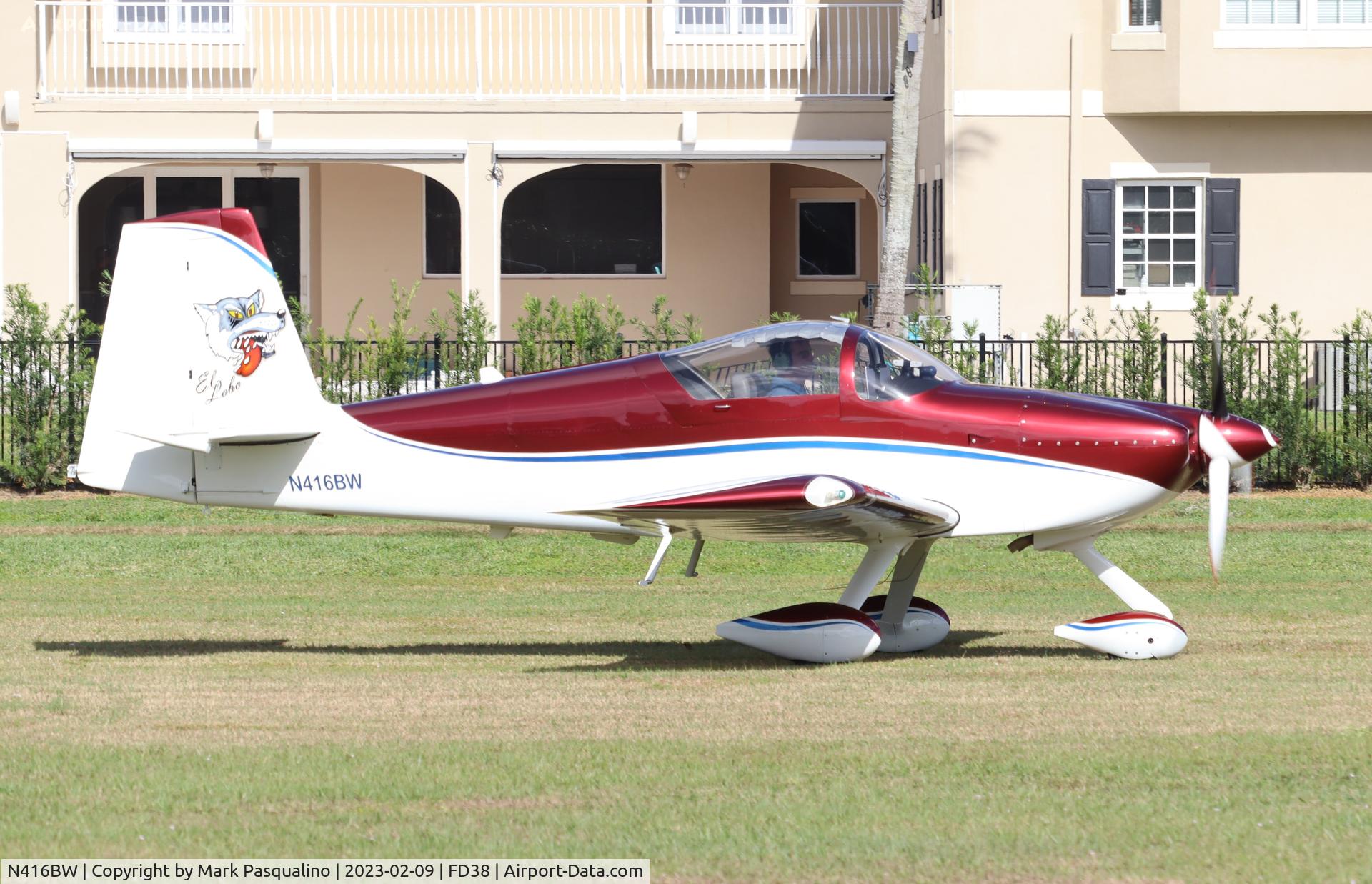 N416BW, Vans RV-7A C/N 73452, Vans RV-7A