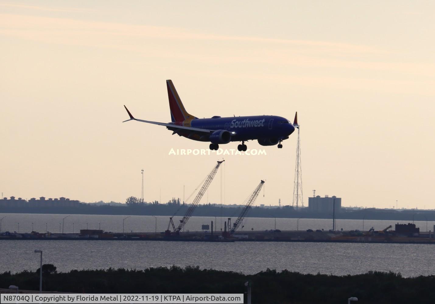 N8704Q, 2016 Boeing 737-8 MAX C/N 36988, TPA 2022