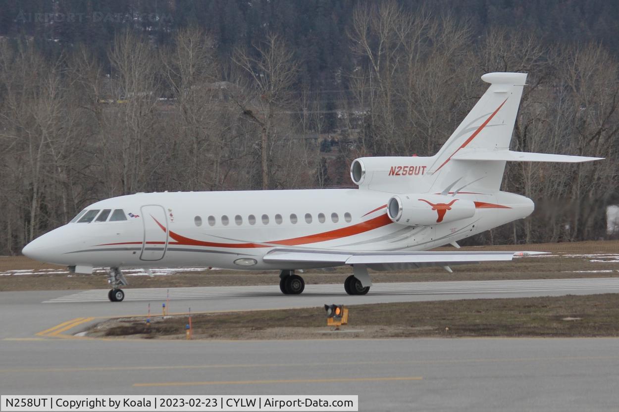 N258UT, 1992 Dassault Falcon 900 C/N 114, Arrival from missoula (MSO, MT).