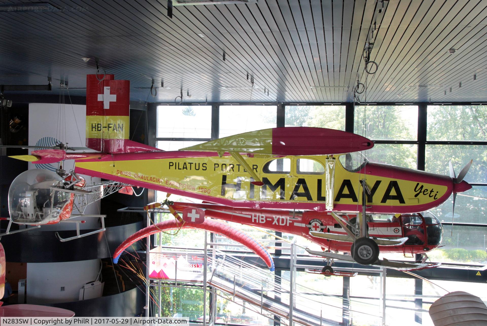 N283SW, 1962 Pilatus PC-6/350-H2 C/N 540, HB-FAN 1959 Pilatus PC-6 SMoT Lucerne