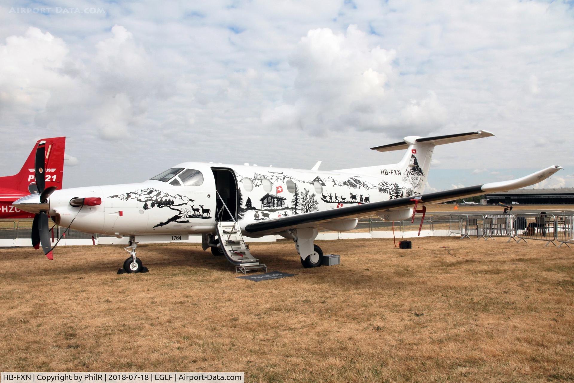 HB-FXN, 2017 Pilatus PC-12/47E C/N 1764, HB-FXN 2017 Pilatus PC-12/47E NG FAB