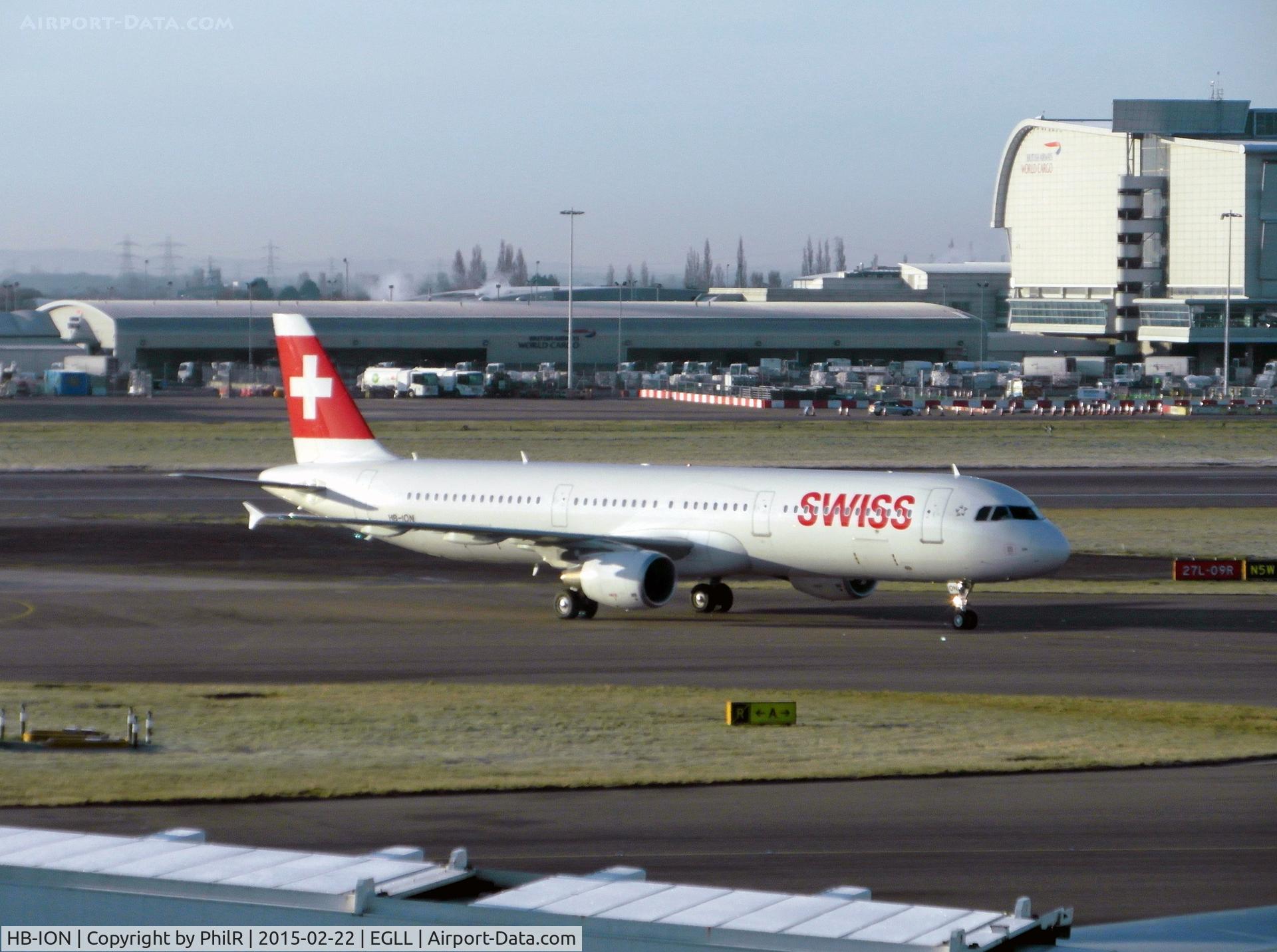 HB-ION, 2013 Airbus A321-212 C/N 5567, HB-ION 2013 A321-200 Swiss LHR