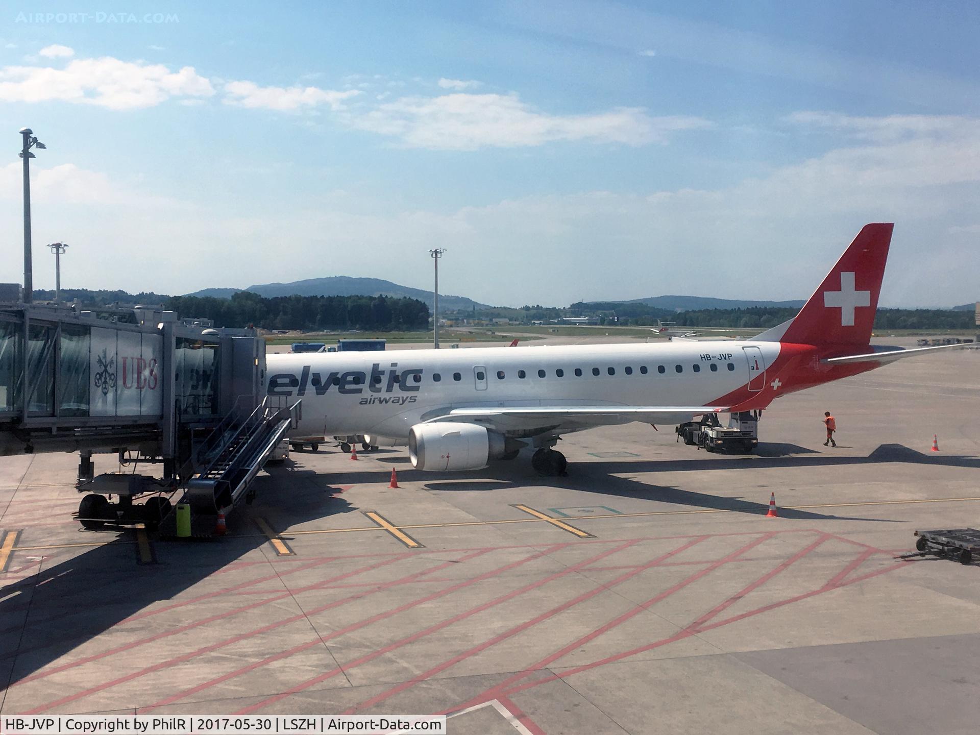 HB-JVP, 2010 Embraer 190LR (ERJ-190-100LR) C/N 19000387, HB-JVP 2010 Embraer E190LR Helvetic ZRH