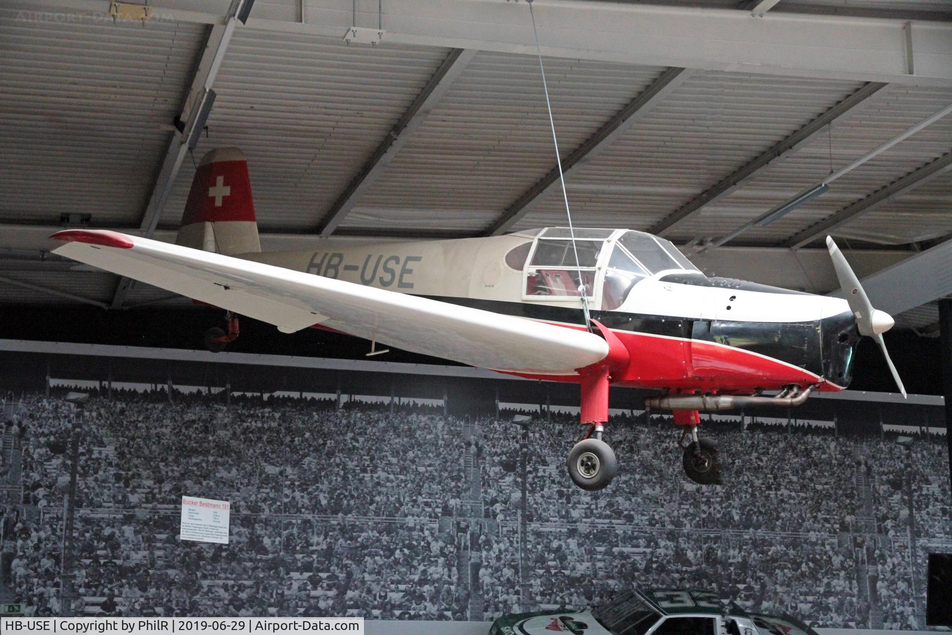 HB-USE, 1949 Bucker (Zlin) Z-381 (C-106) Bestmann C/N 325, HB-USE 1949 Zlin Z381 Bestmann Sinsheim