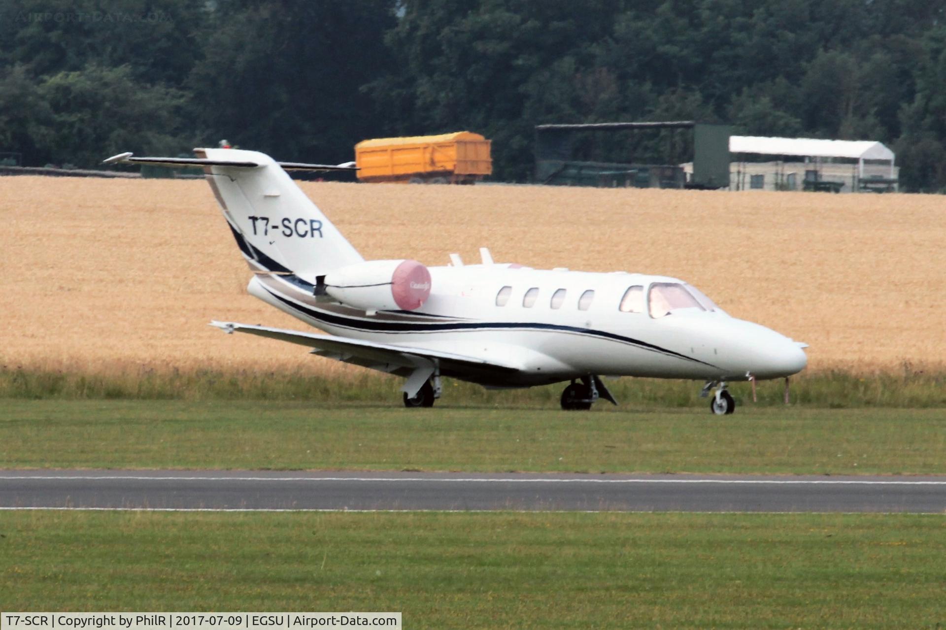 T7-SCR, 2003 Cessna 525 CitationJet CJ1 C/N 525-0519, T7-SCR 2003 Cessna C525 Citationjet CJ1 Flying Legends Duxford