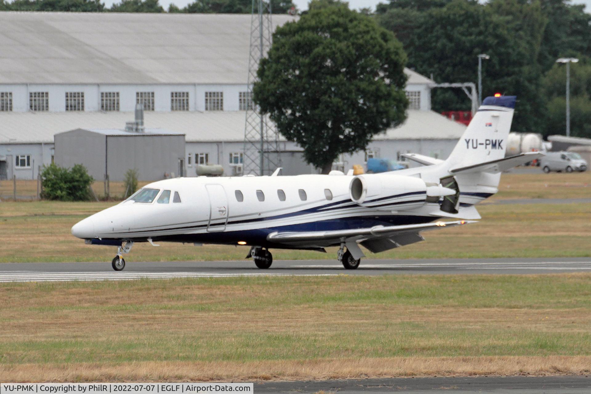 YU-PMK, 2016 Cessna 560 Citation Excel XLS+ C/N 560-6220, YU-PMK 2016 Cessna 560 Citation XLS+Farnborough
