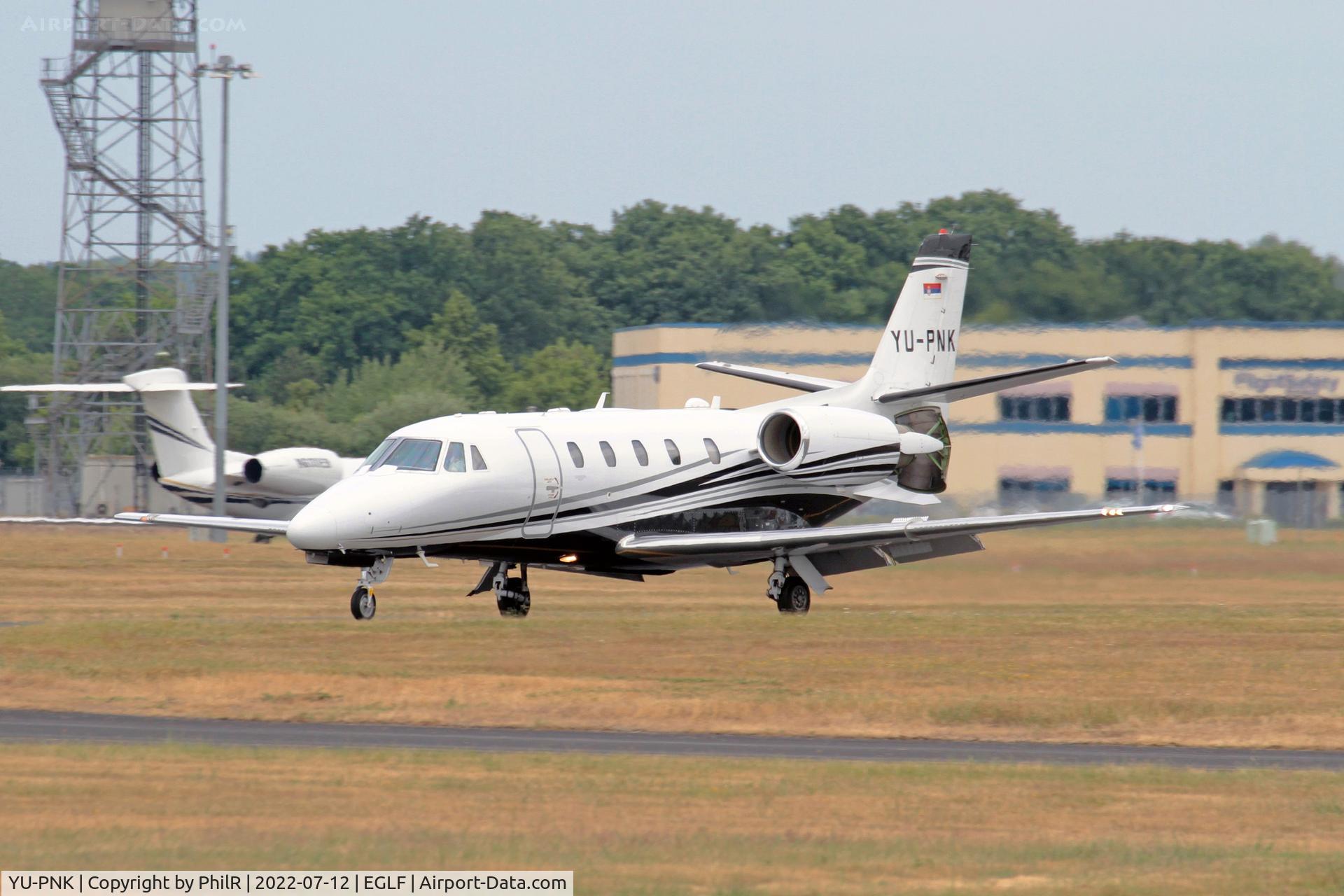 YU-PNK, 2016 Cessna 560XL Citation XLS+ C/N 560-6209, YU-PNK 2016 Textron Aviation Inc 560XL Citation XLS+ Farnborough