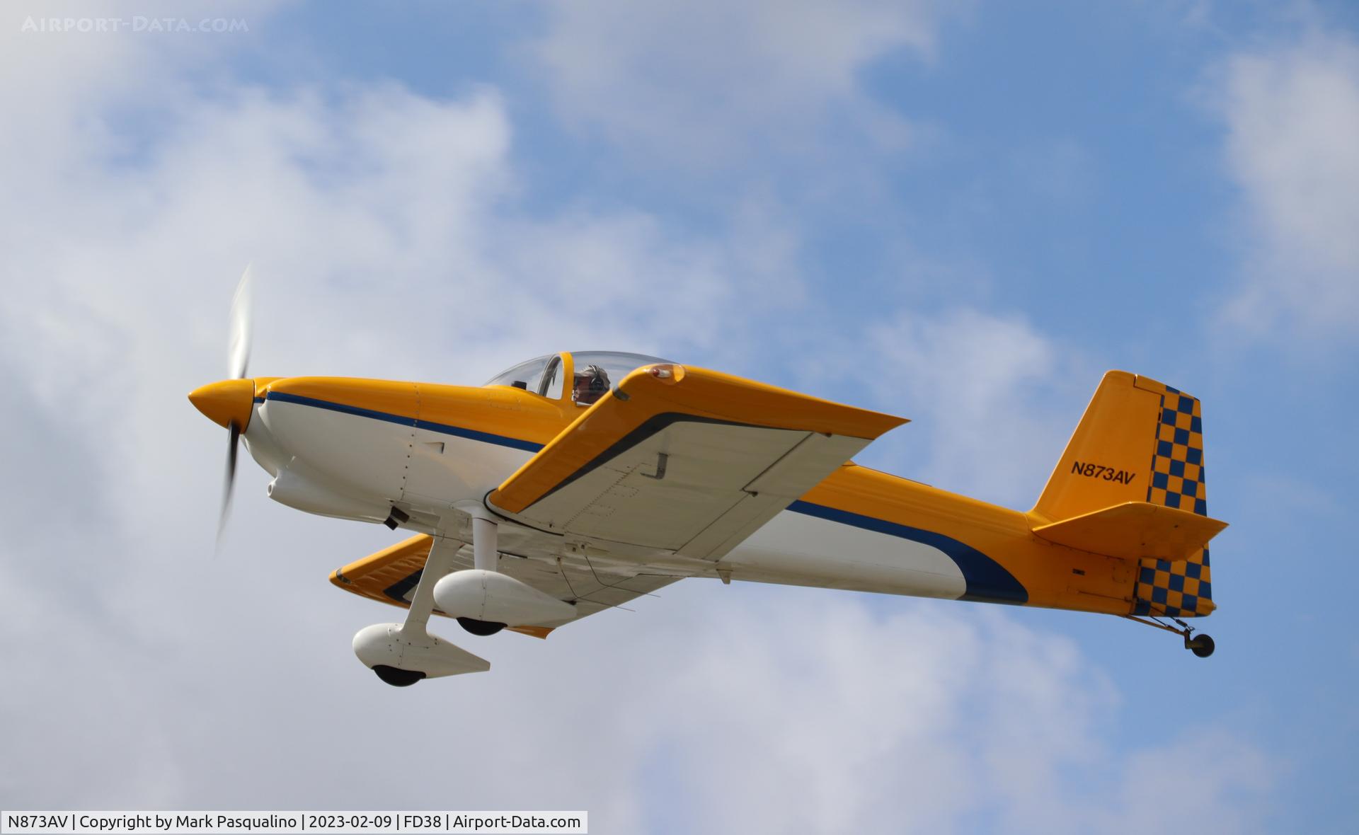 N873AV, 2007 Van's RV-8 C/N 81491, Vans RV-8