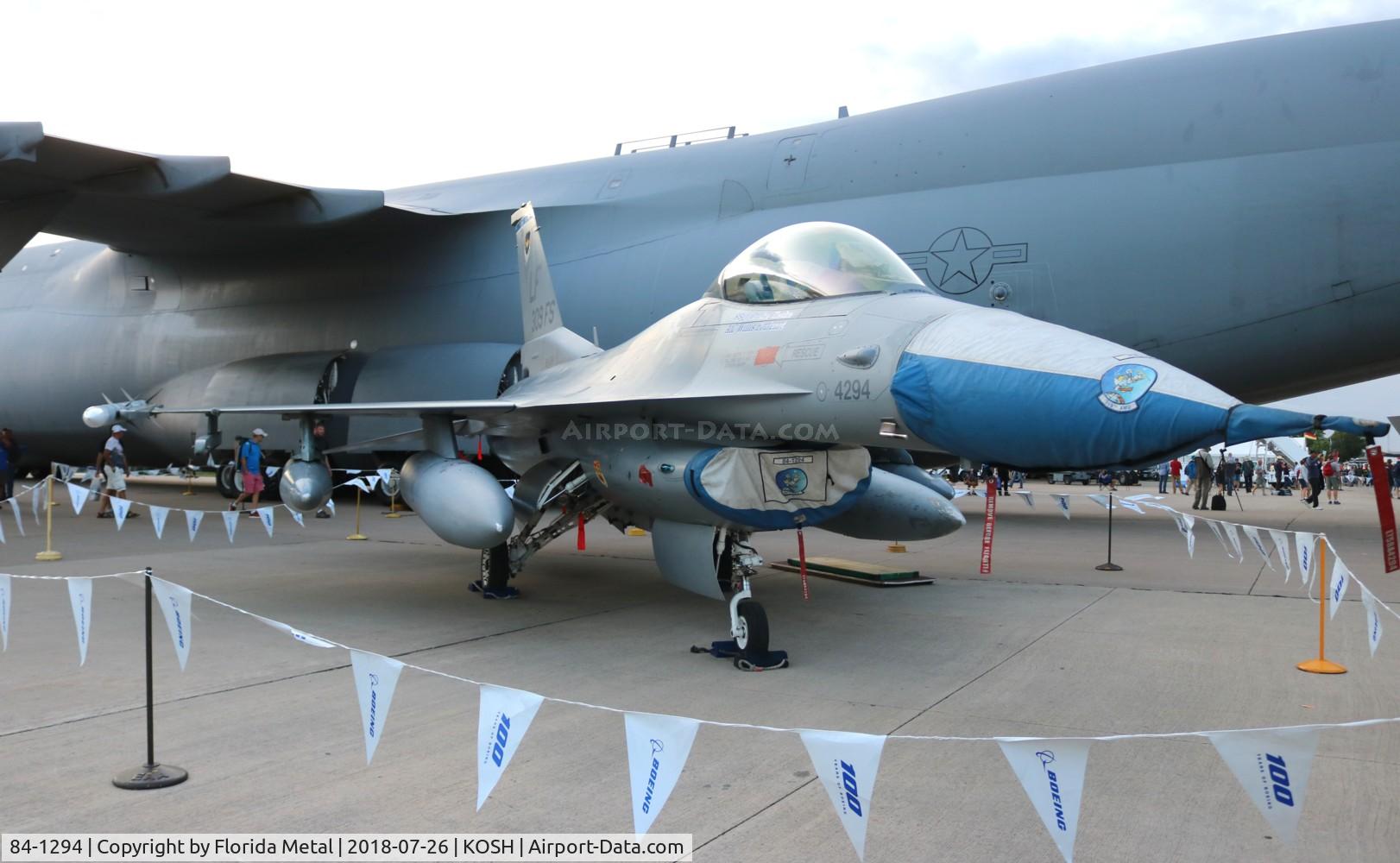 84-1294, 1984 General Dynamics F-16C Fighting Falcon C/N SC-131, USAF F-16C zx