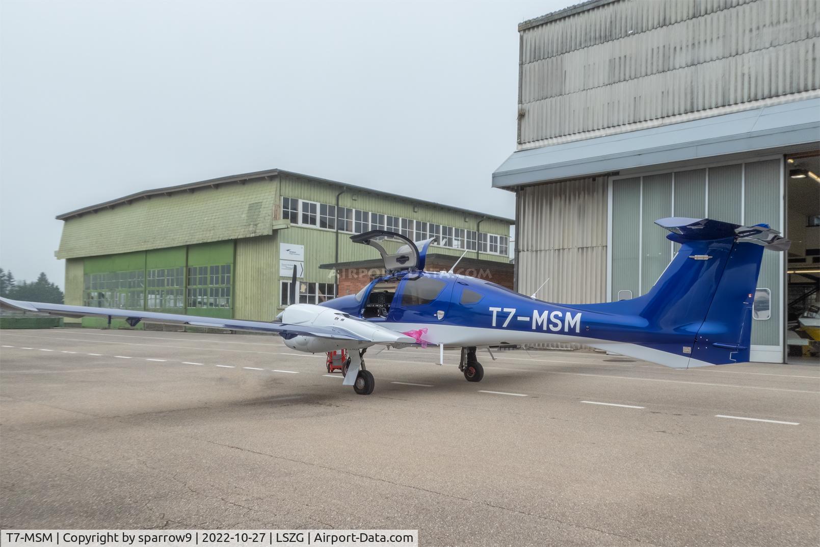 T7-MSM, 2020 Diamond DA-62 C/N 62.132, maintenance at Grenchen