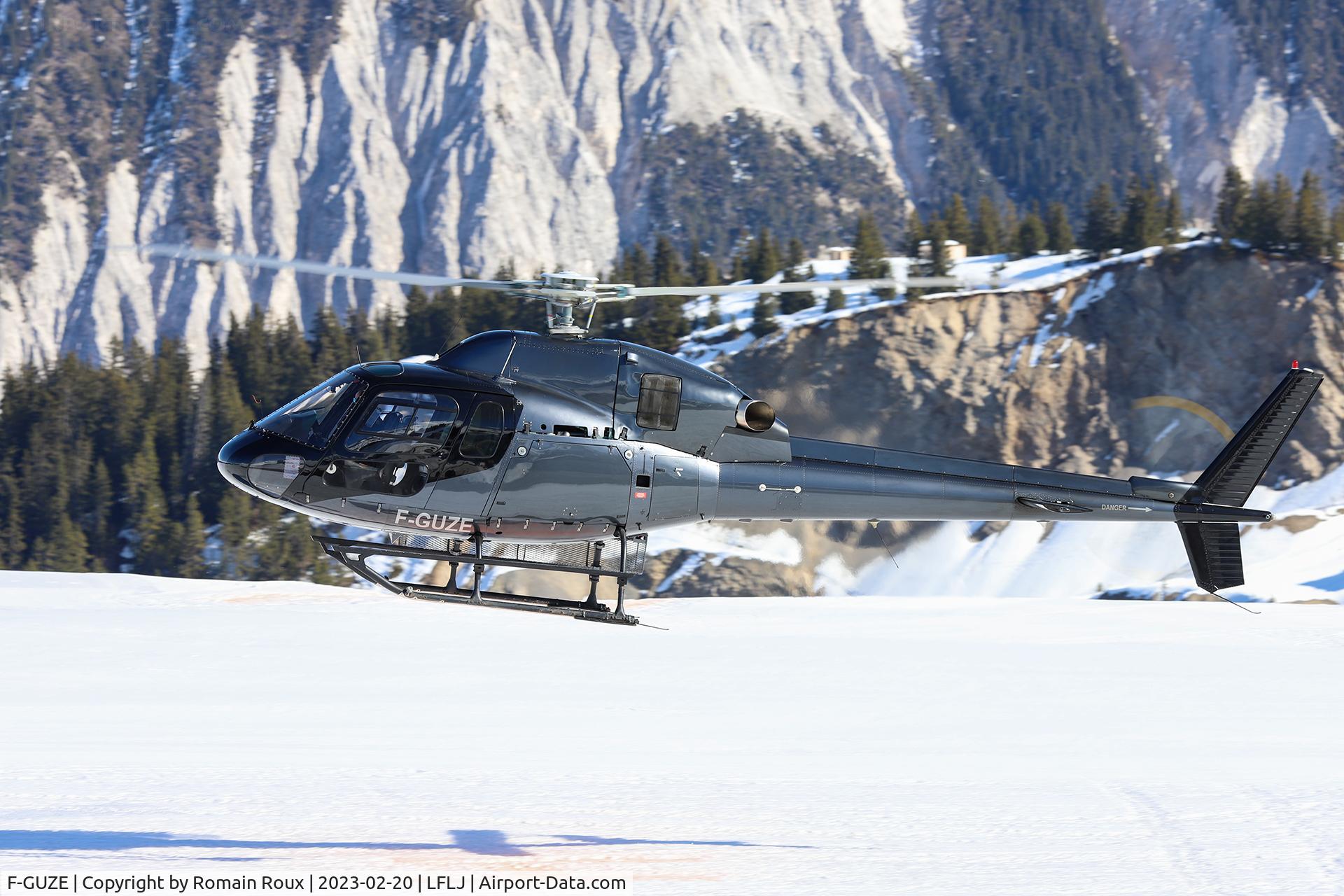 F-GUZE, Eurocopter AS-355N Ecureuil 2 C/N 5548, Landing