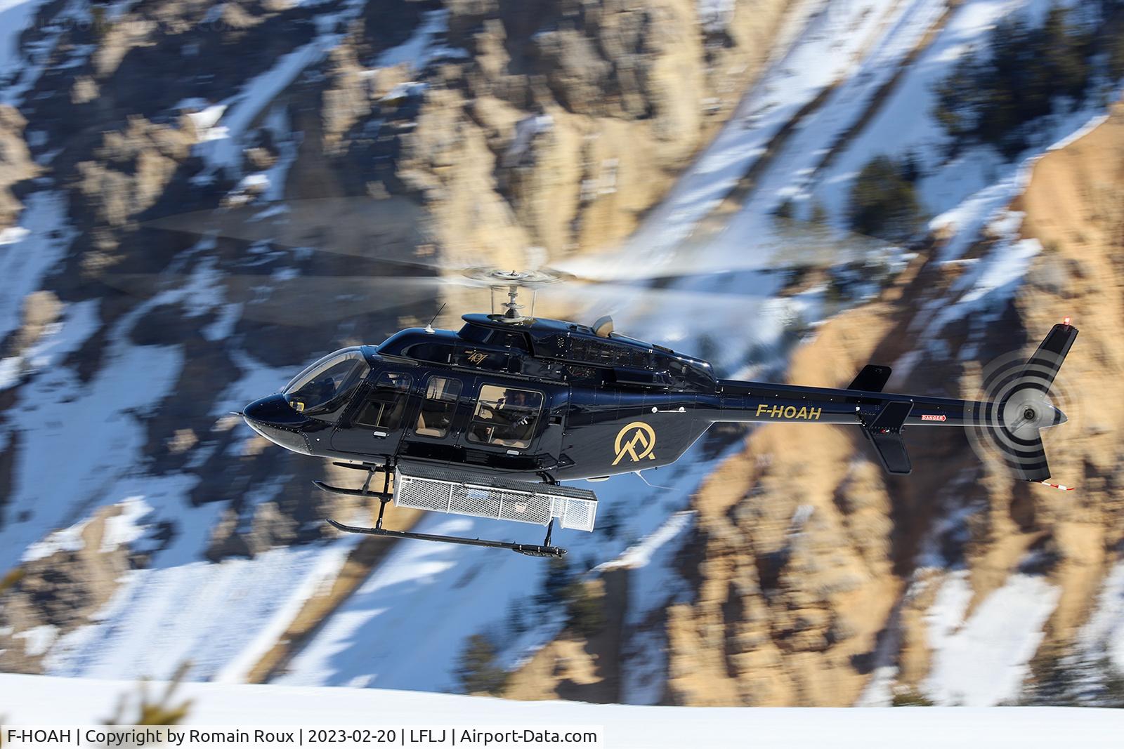 F-HOAH, Bell 407 C/N 53263, Landing