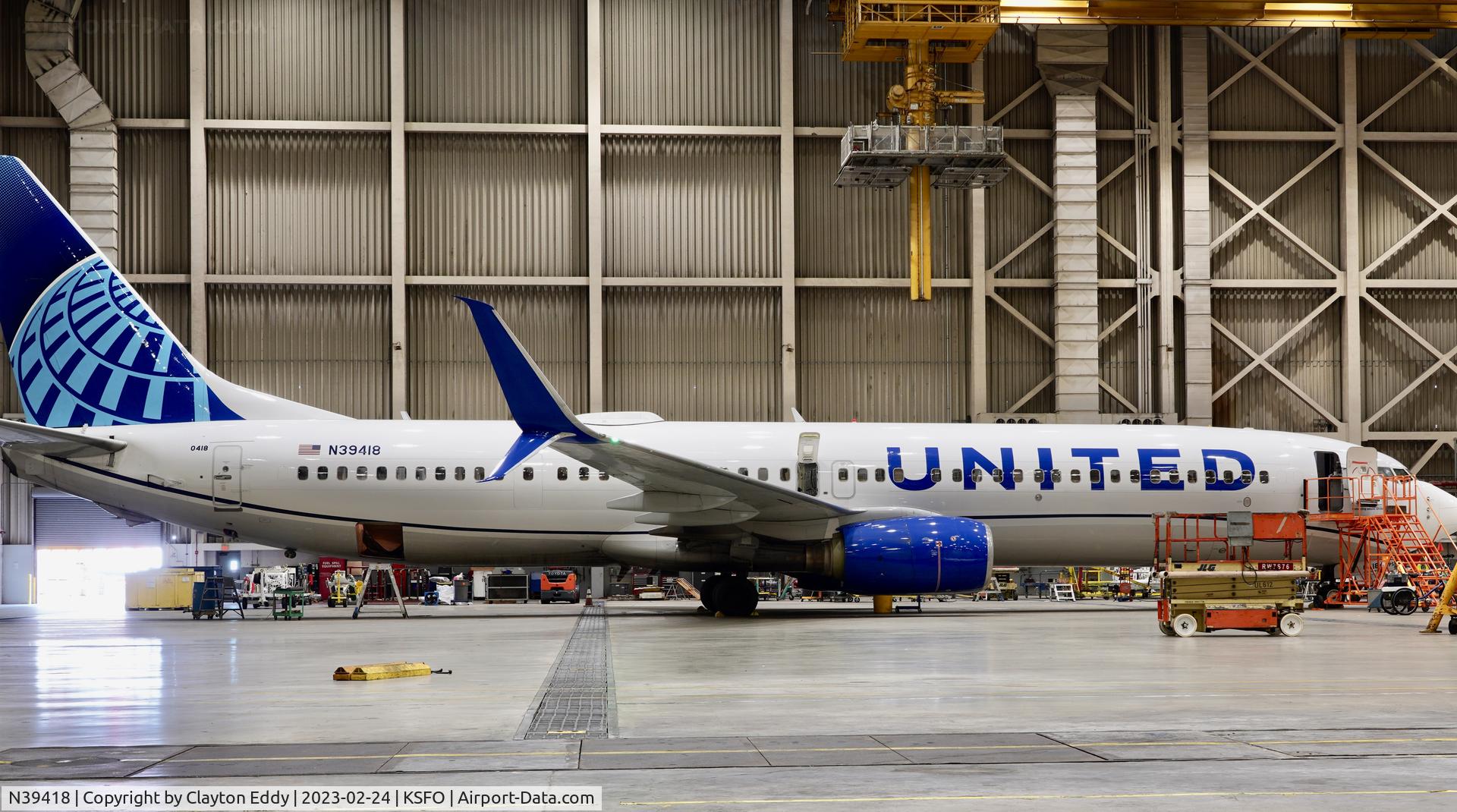 N39418, 2008 Boeing 737-924/ER C/N 33456, SFO 2023.