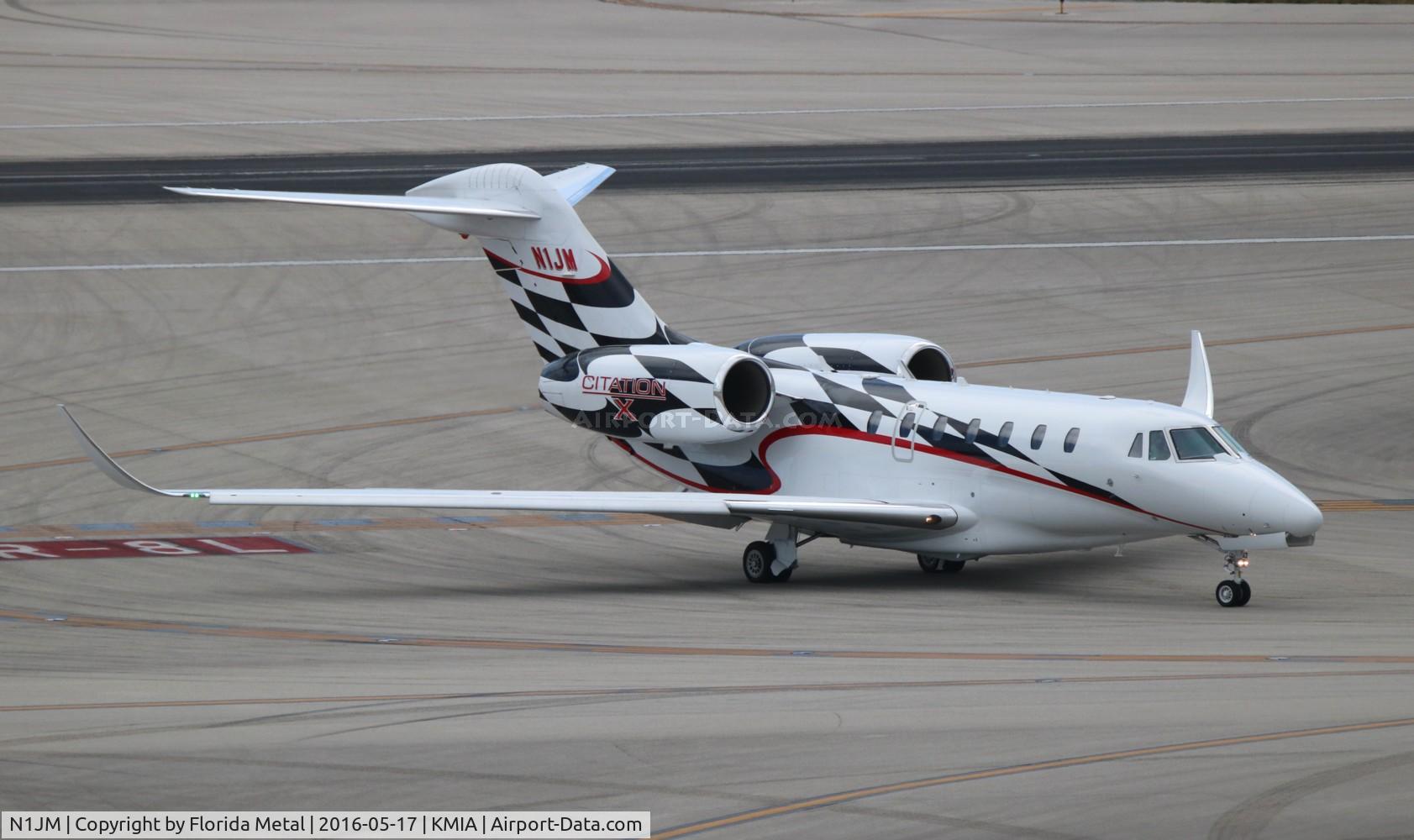 N1JM, 1996 Cessna 750 Citation X Citation X C/N 750-0005, Jamie McMurray zx