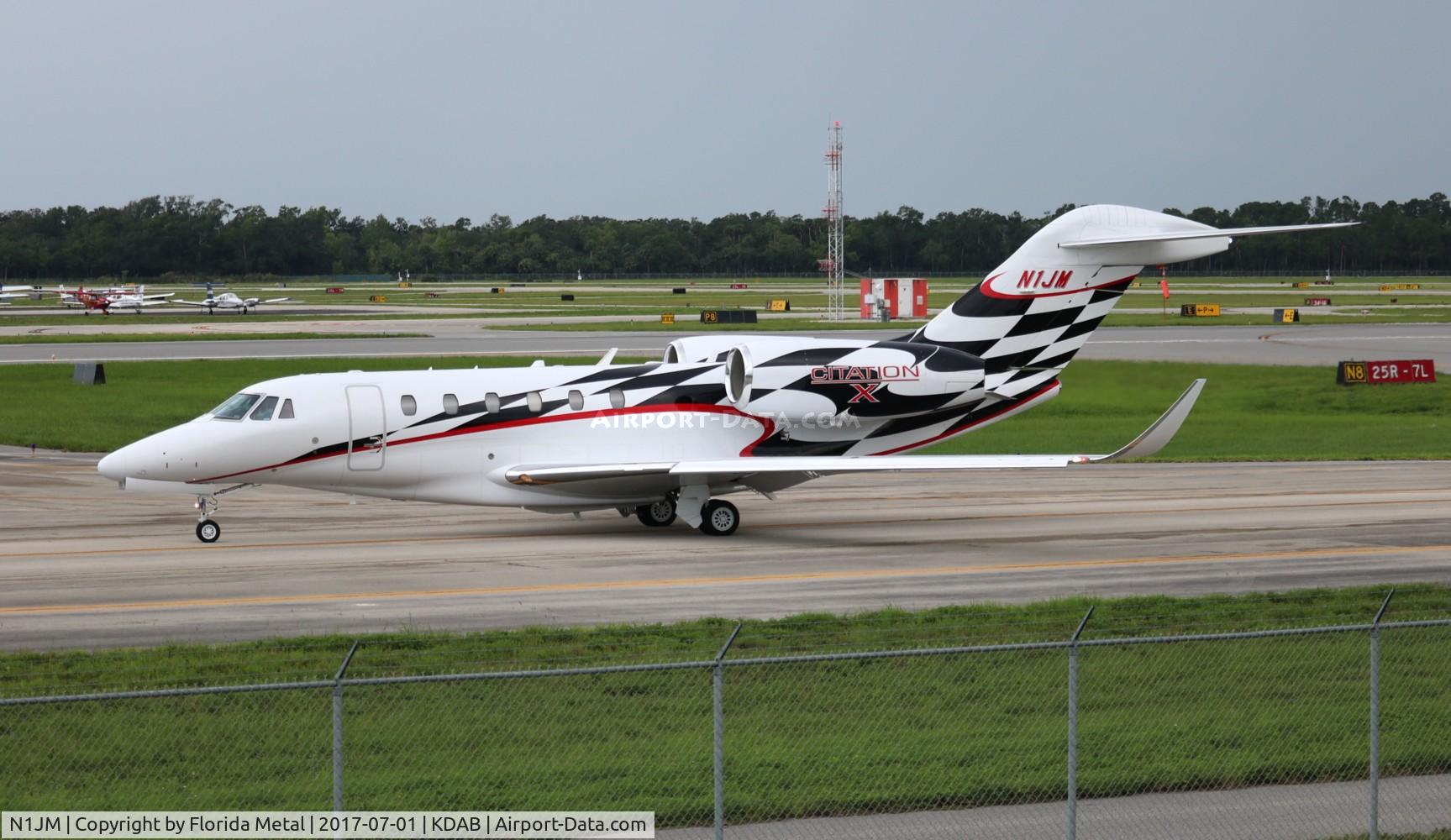 N1JM, 1996 Cessna 750 Citation X Citation X C/N 750-0005, Jamie McMurray zx