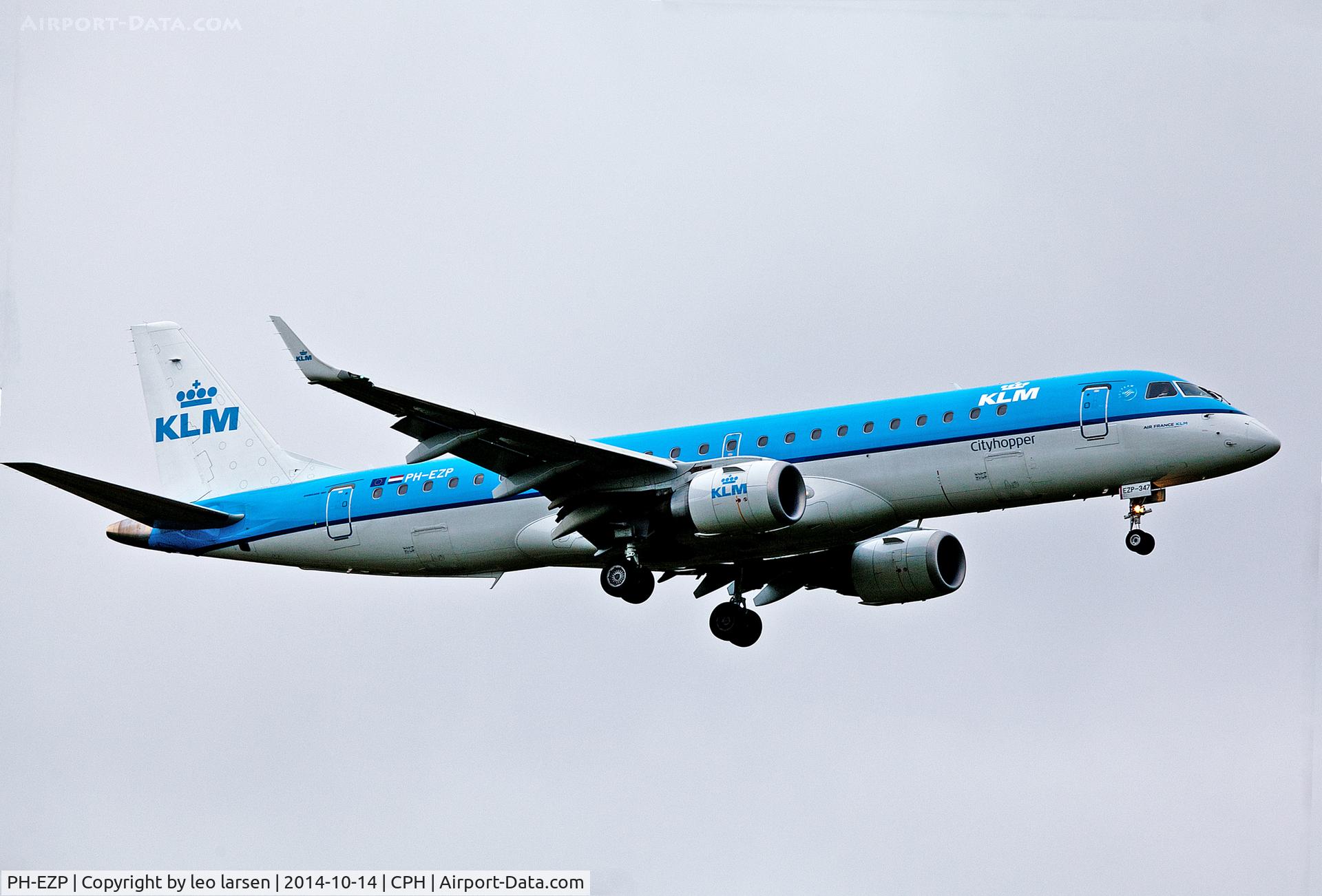 PH-EZP, 2010 Embraer 190LR (ERJ-190-100LR) C/N 19000347, Copenhagen 14.10.2014