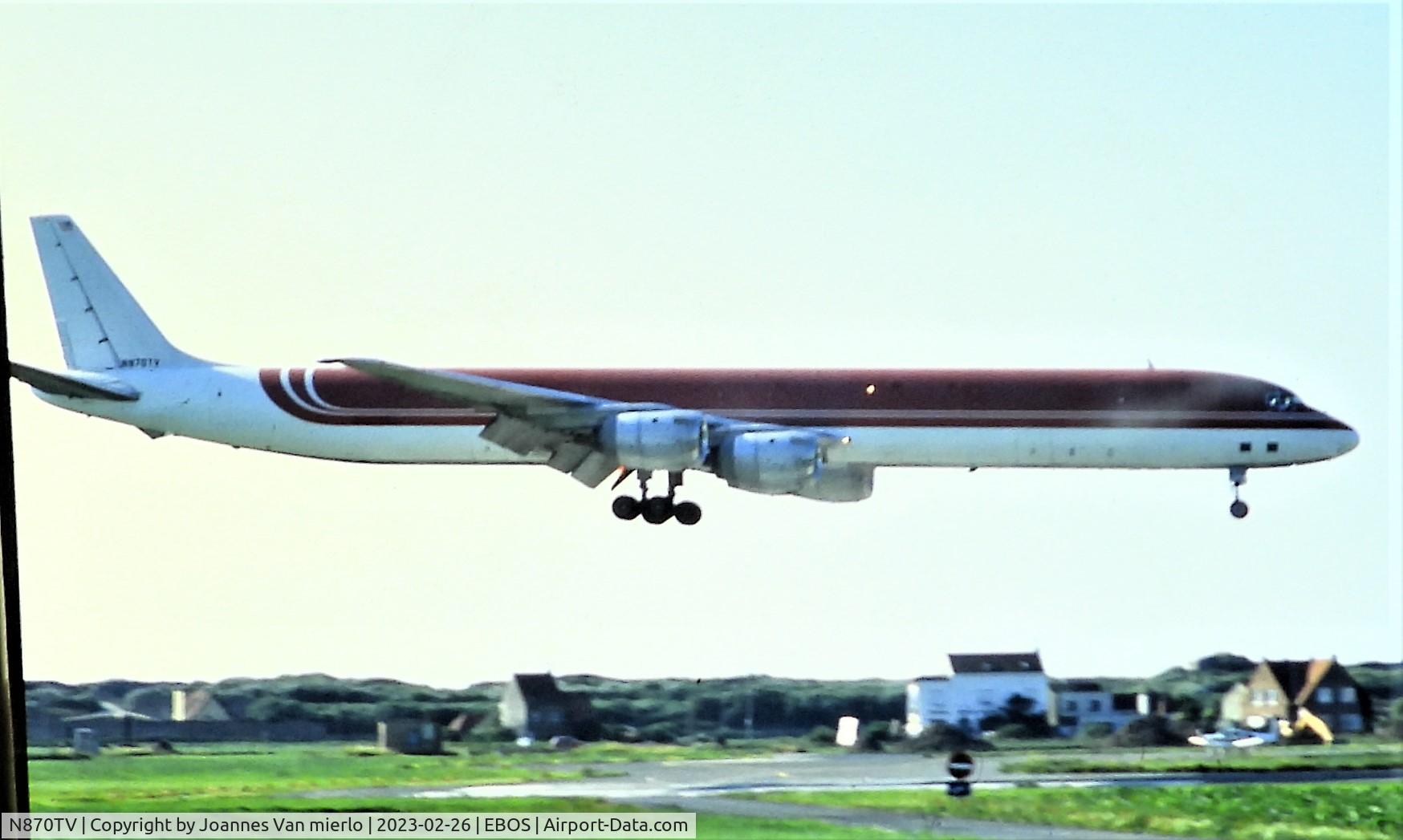 N870TV, 1969 Douglas DC-8-73F C/N 46086, Slide scan