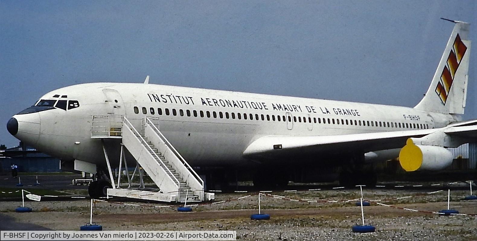 F-BHSF, 1960 Boeing 707-328B C/N 17618, Merville '90s clide scan