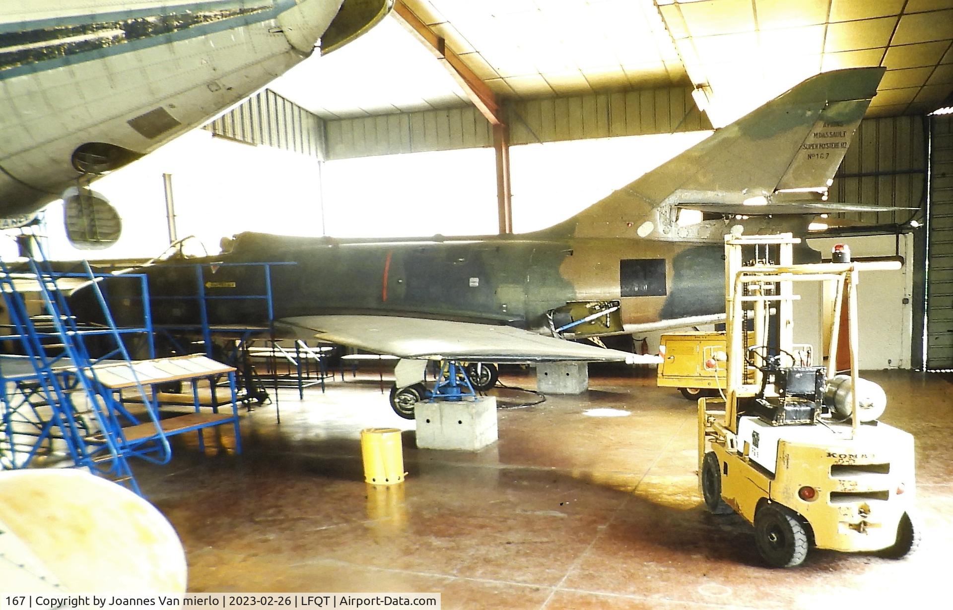 167, Dassault Super Mystere B.2 C/N 167, Slide scan