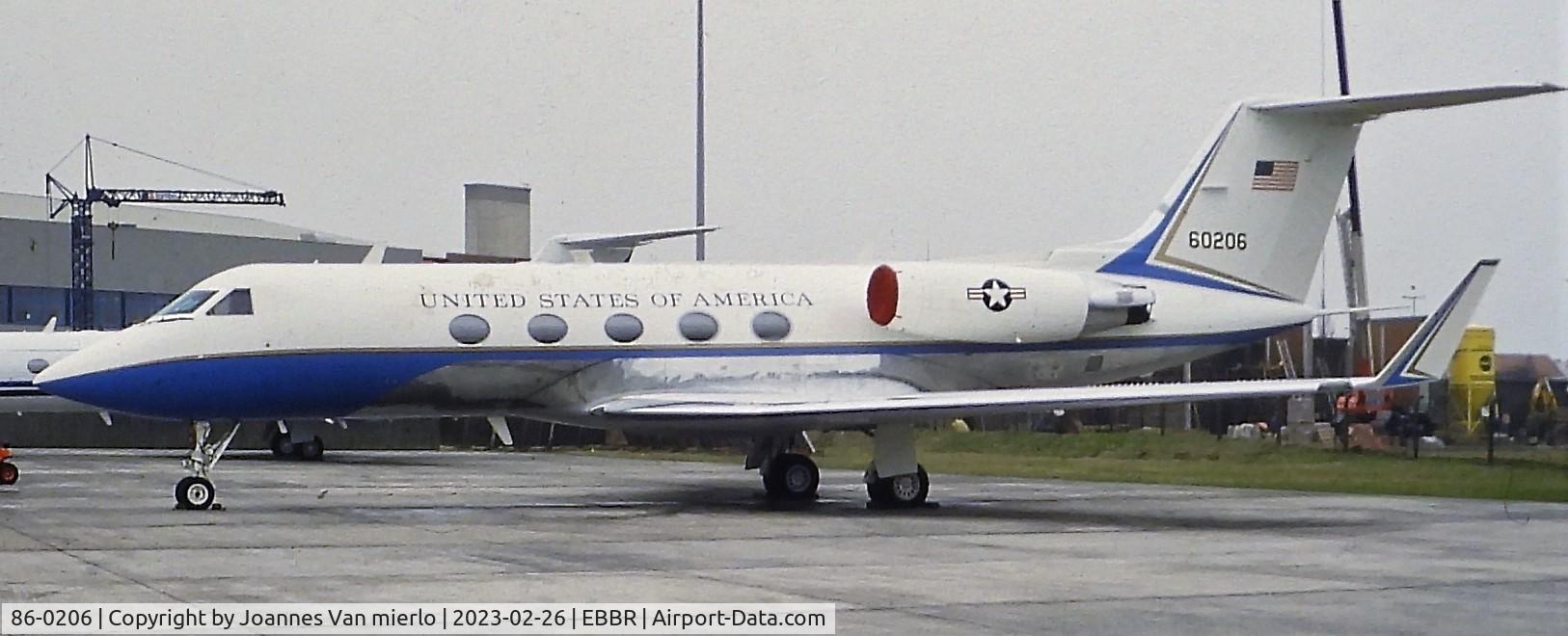 86-0206, 1986 Grumman C-20B Gulfstream III C/N 478, Slide scan