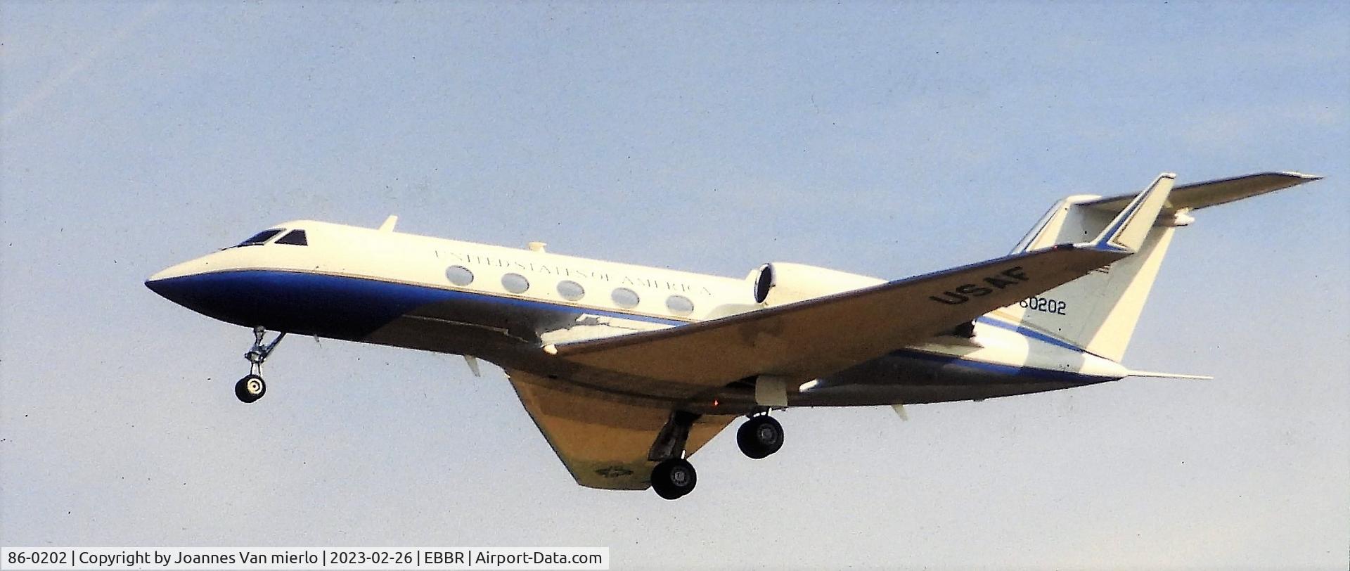 86-0202, 1985 Grumman C-20B Gulfstream III C/N 468, Slide scan