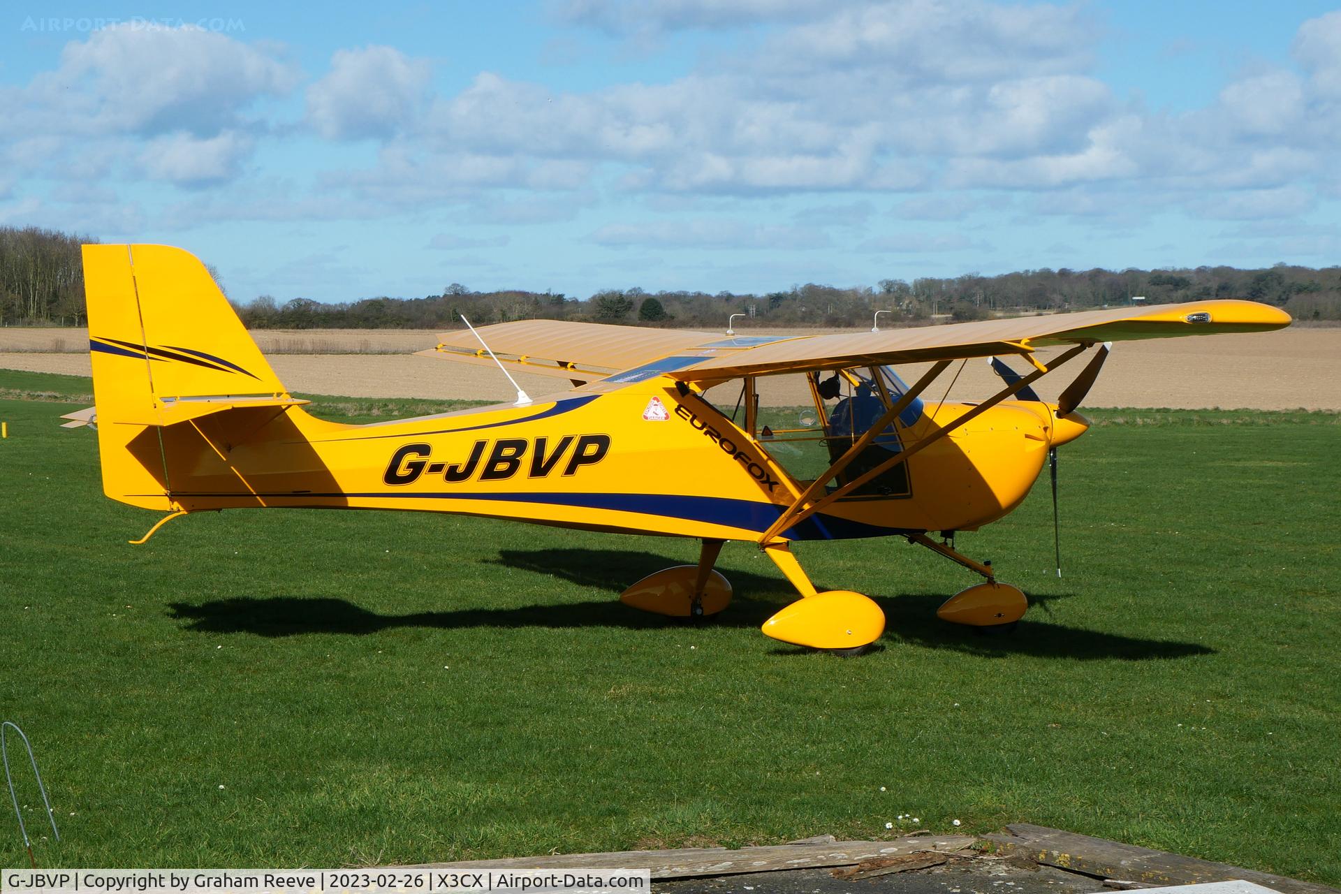 G-JBVP, 2017 Eurofox 3K C/N 52517, Parked at Northrepps.