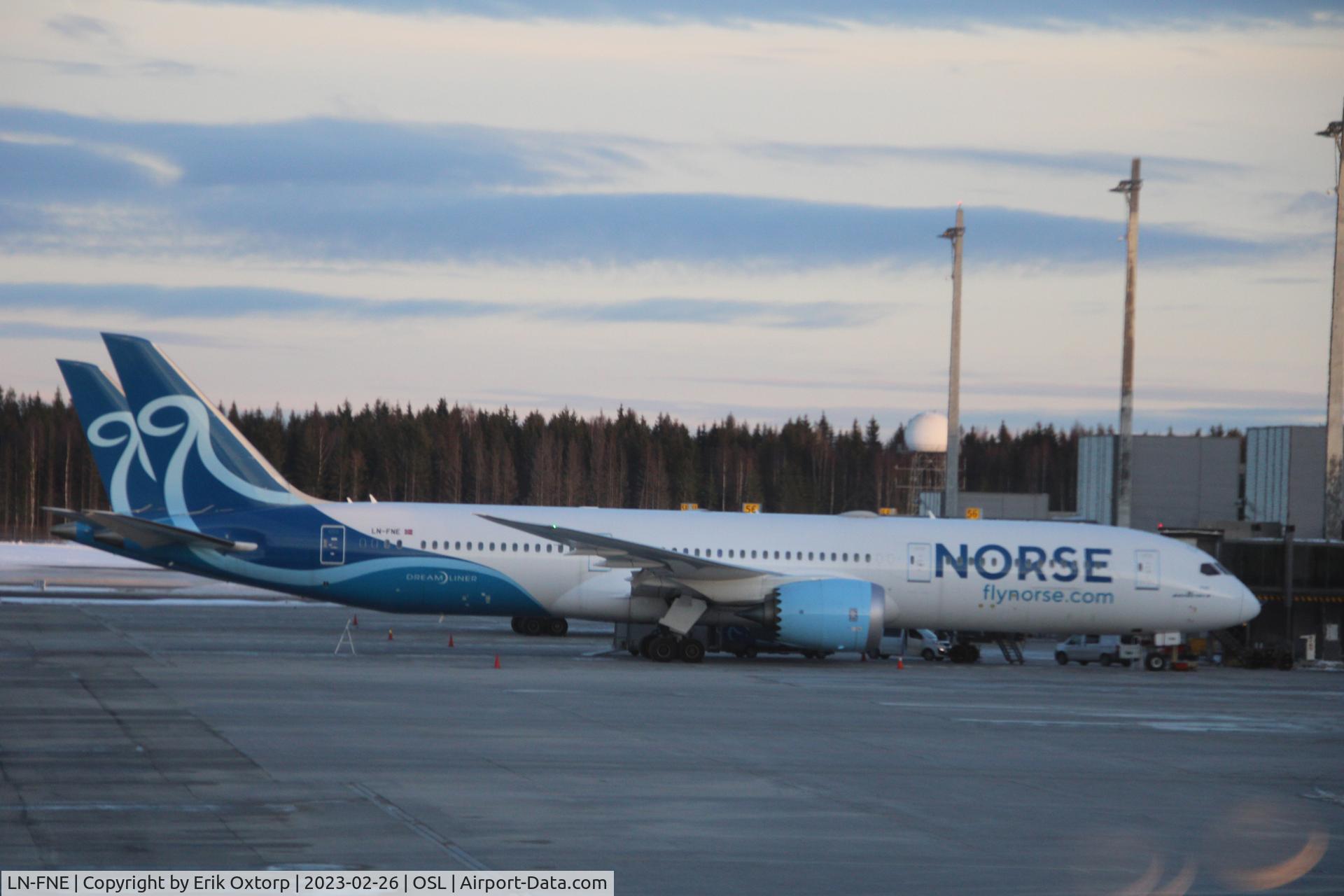 LN-FNE, 2018 Boeing 787-9 Dreamliner Dreamliner C/N 3878, LN-FNE in OSL