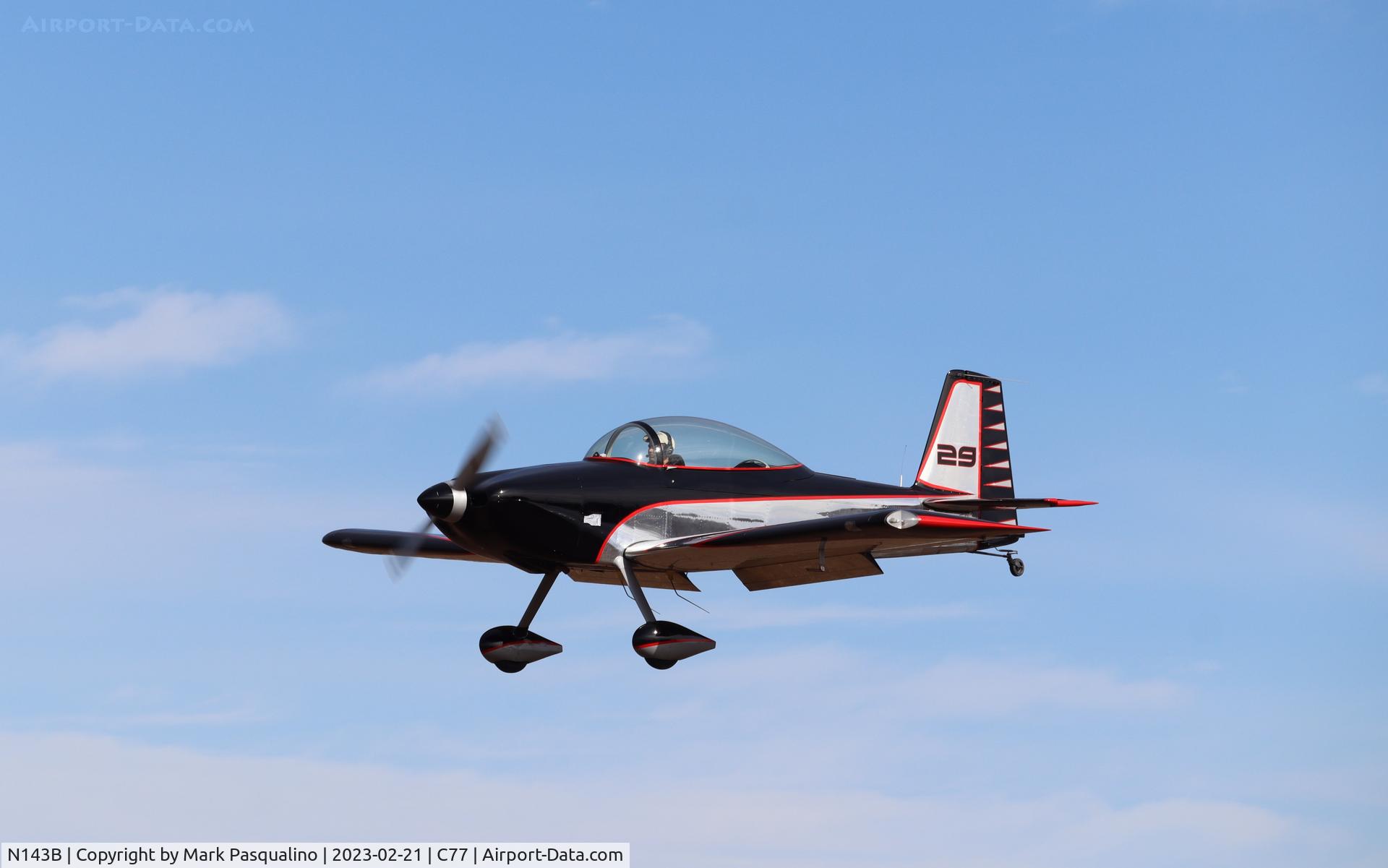 N143B, 2015 Vans RV-8 C/N 82932, Vans RV-8