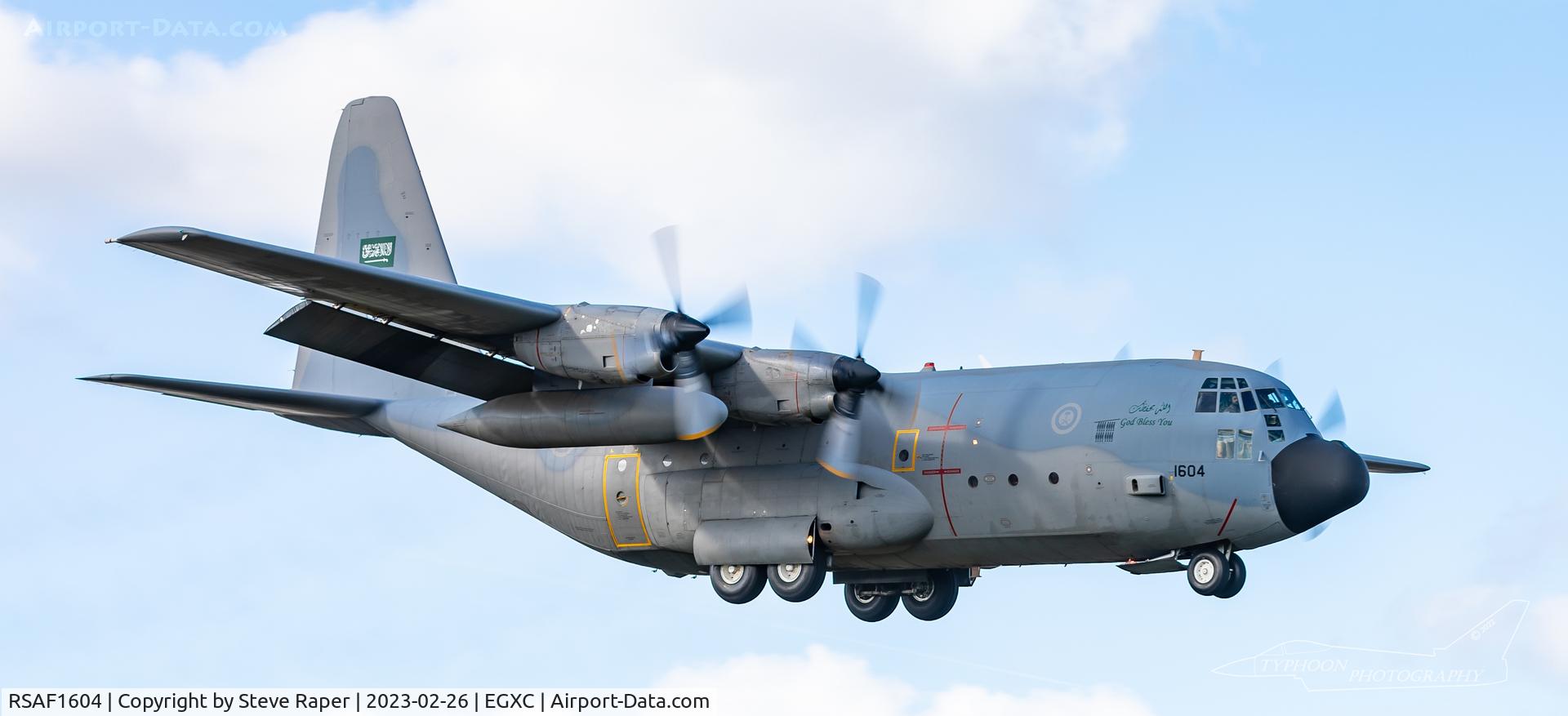 RSAF1604, 1975 Lockheed c-130H C/N 4633, Incoming for Exercise Cobra Warrior RAF Coningsby 
Royal Saudi Air Force support crew.