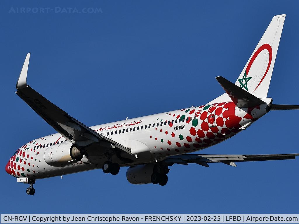 CN-RGV, 2007 Boeing 737-85P C/N 33982, Royal Air Maroc from Casablanca
