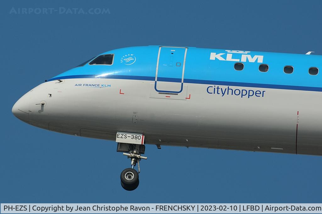 PH-EZS, 2010 Embraer 190LR (ERJ-190-100LR) C/N 19000380, KLM from Amsterdam