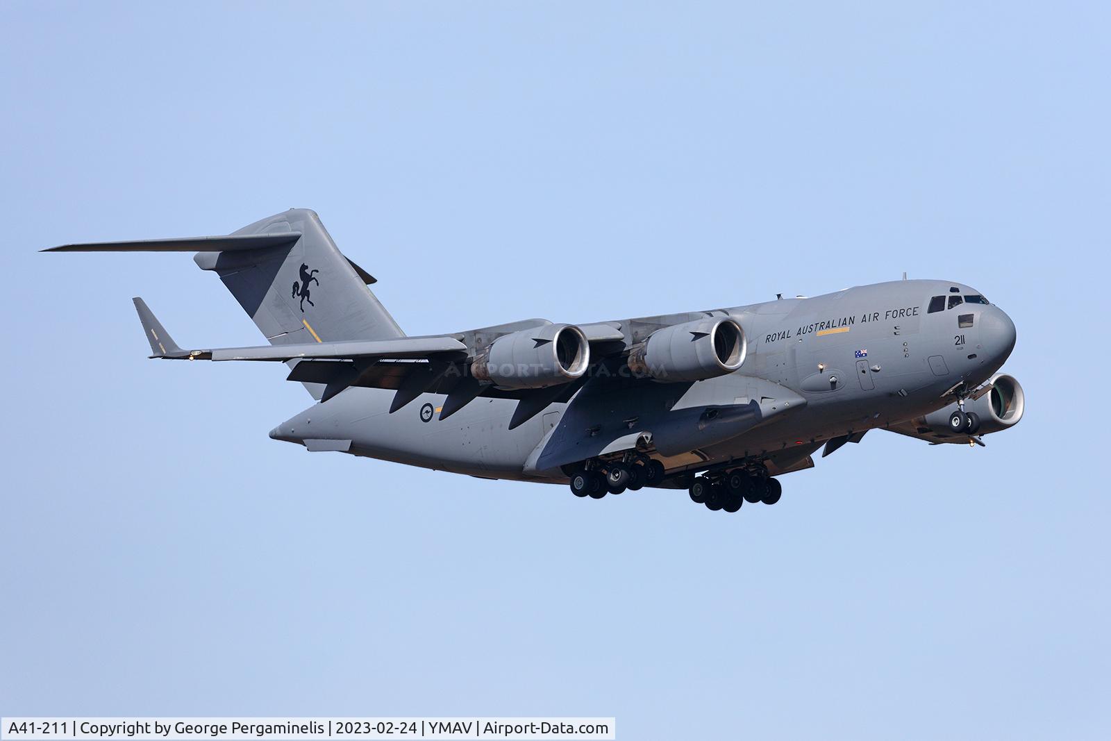 A41-211, 2012 Boeing C-17A Globemaster III C/N F-251/AUS-6, Arriving for the Australian International Airshow 2023.