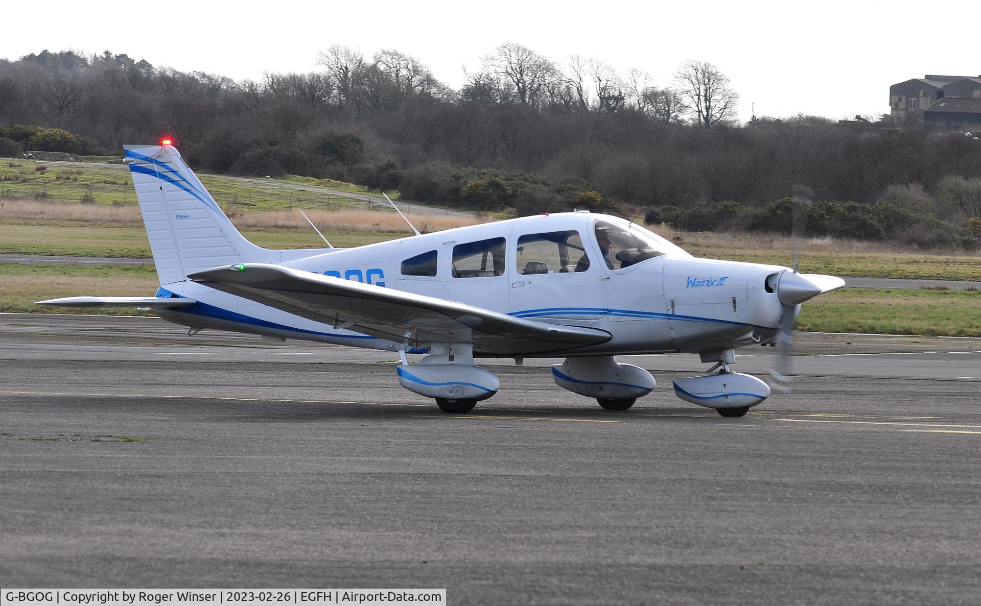 G-BGOG, 1979 Piper PA-28-161 Cherokee Warrior II C/N 28-7916350, Visiting Warrior II.